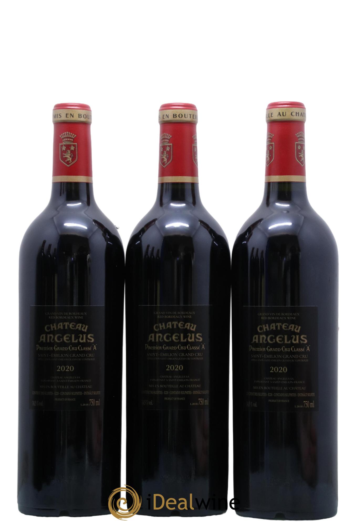 Château Angélus 1er Grand Cru Classé A 2020 - Lot de 6 bouteilles - 4