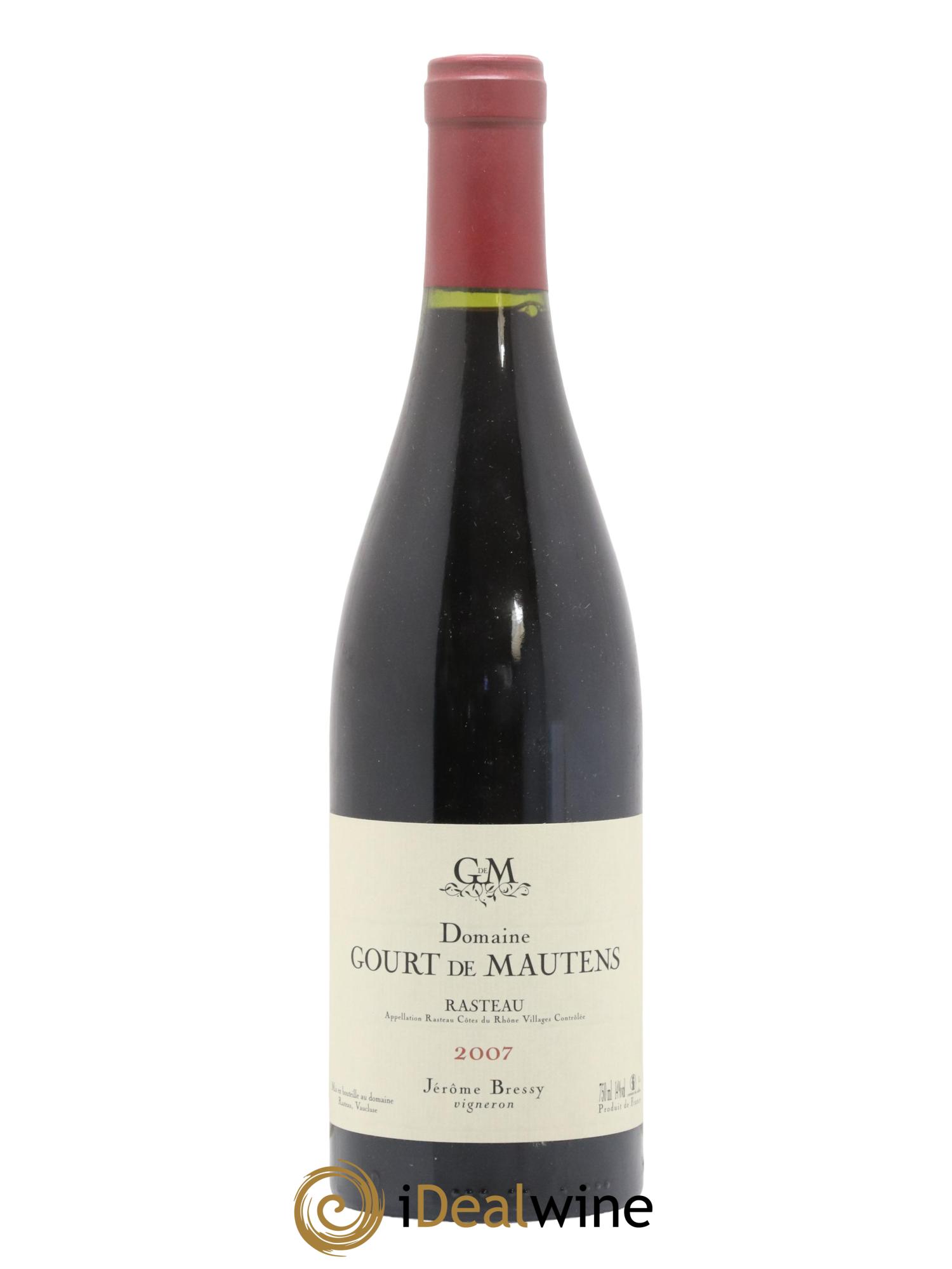 Rasteau Domaine Gourt de Mautens Jérôme Bressy 2007 - Lotto di 1 bottiglia - 0