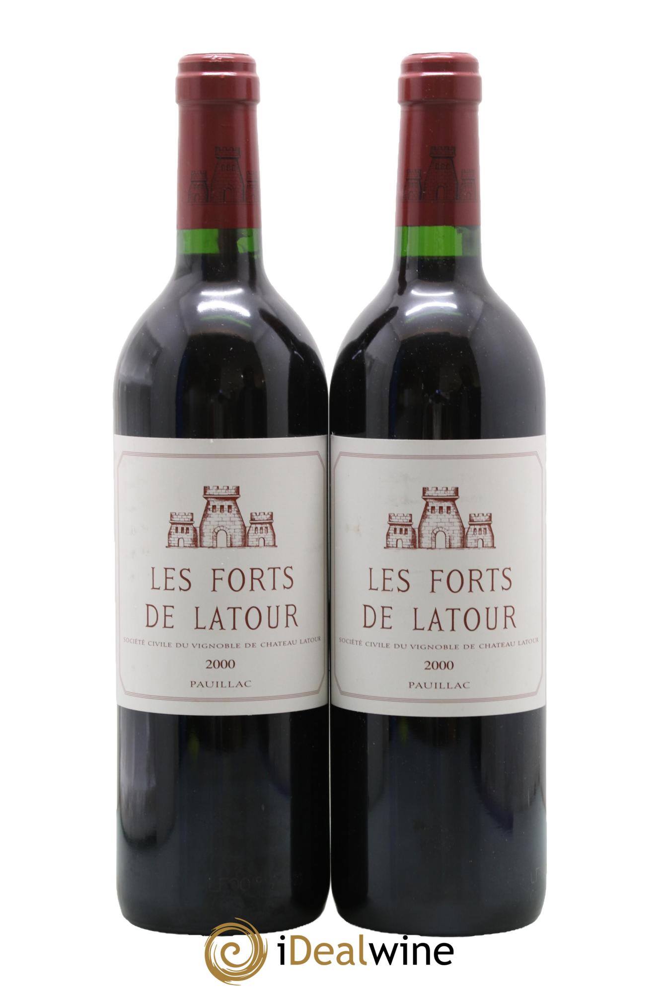 Les Forts de Latour Second Vin 2000 - Lot of 2 bottles - 0