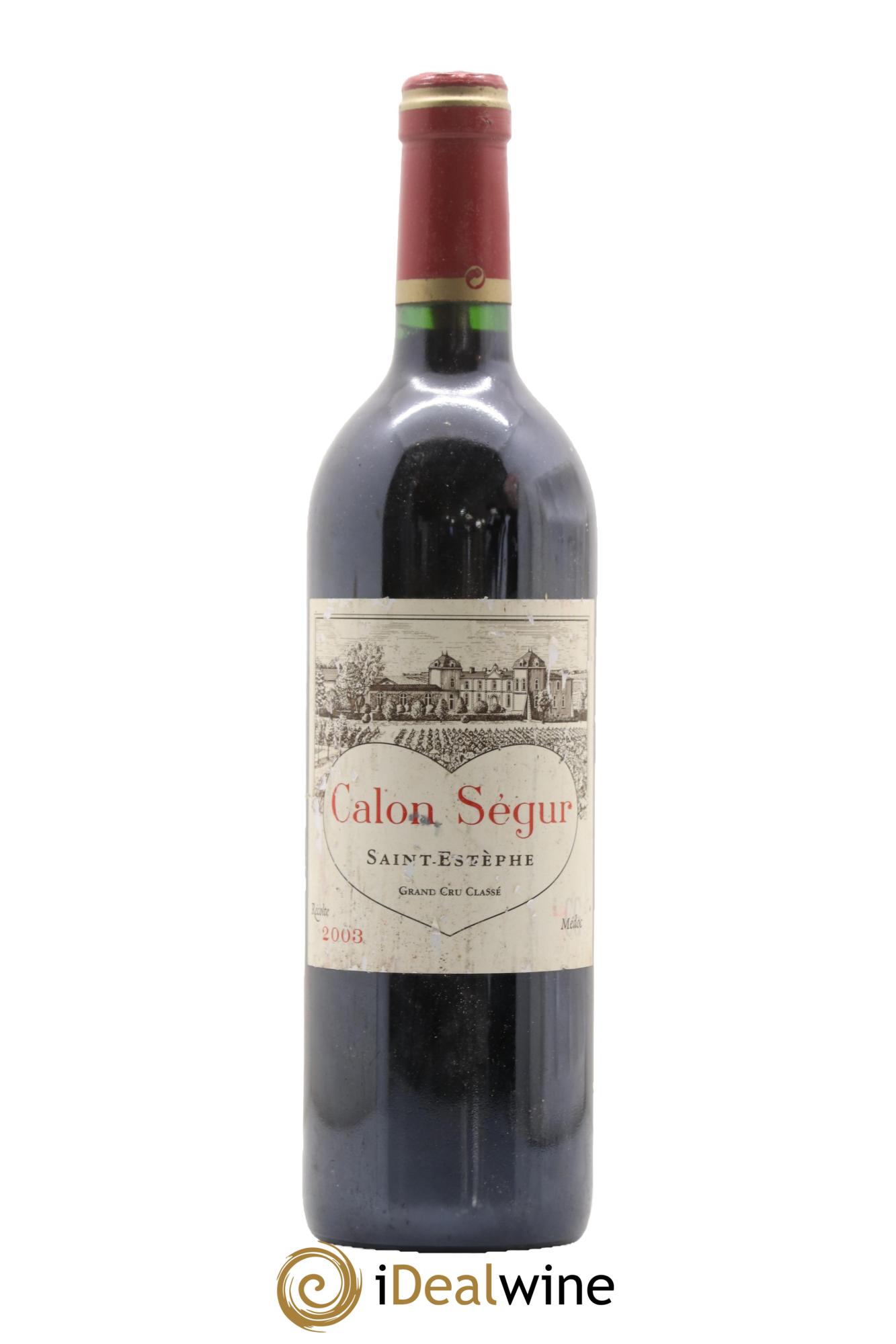 Château Calon Ségur 3ème Grand Cru Classé 2003 - Lot de 1 bouteille - 0