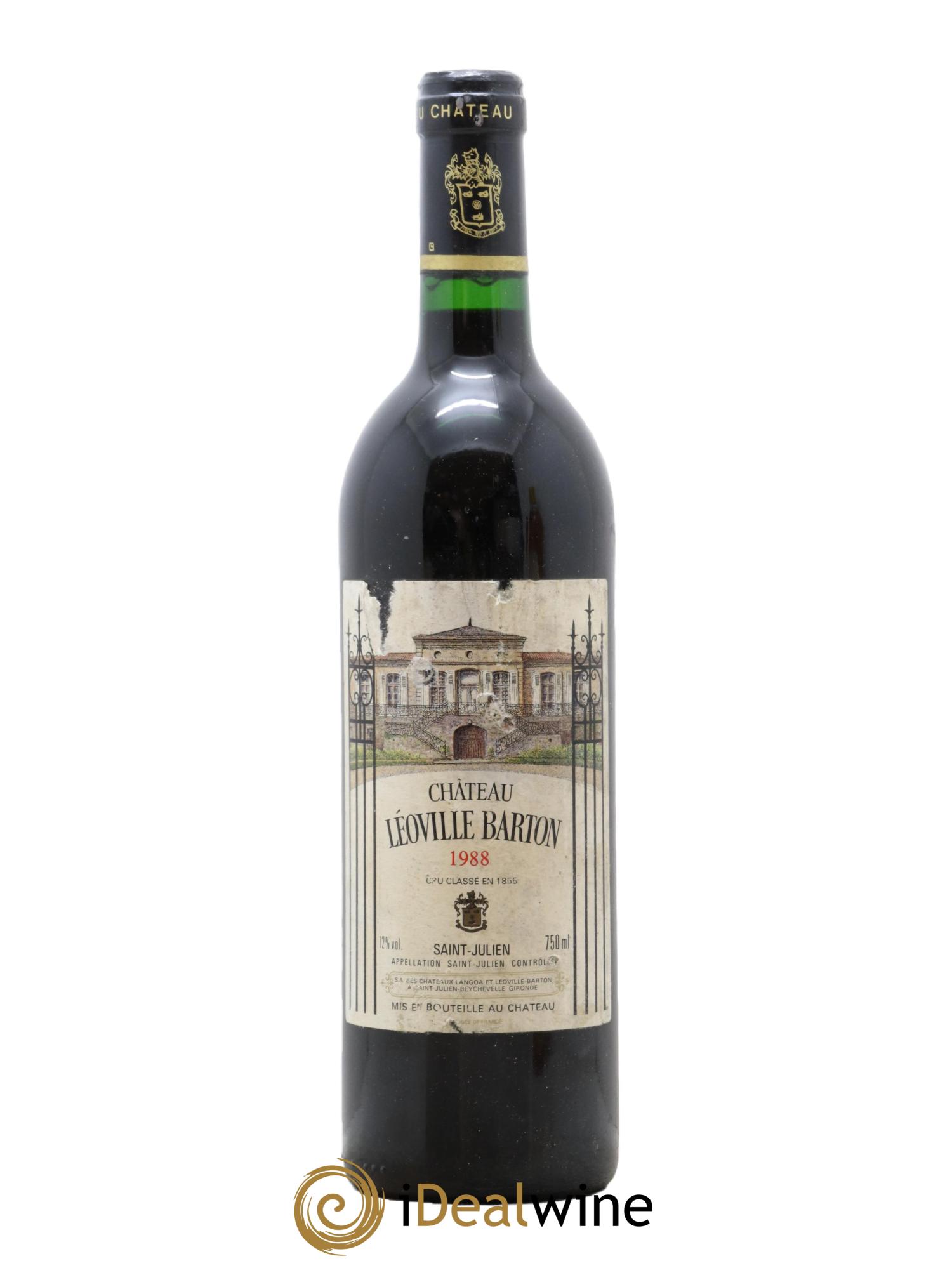 Château Léoville Barton 2ème Grand Cru Classé 1988 - Lot of 1 bottle - 0