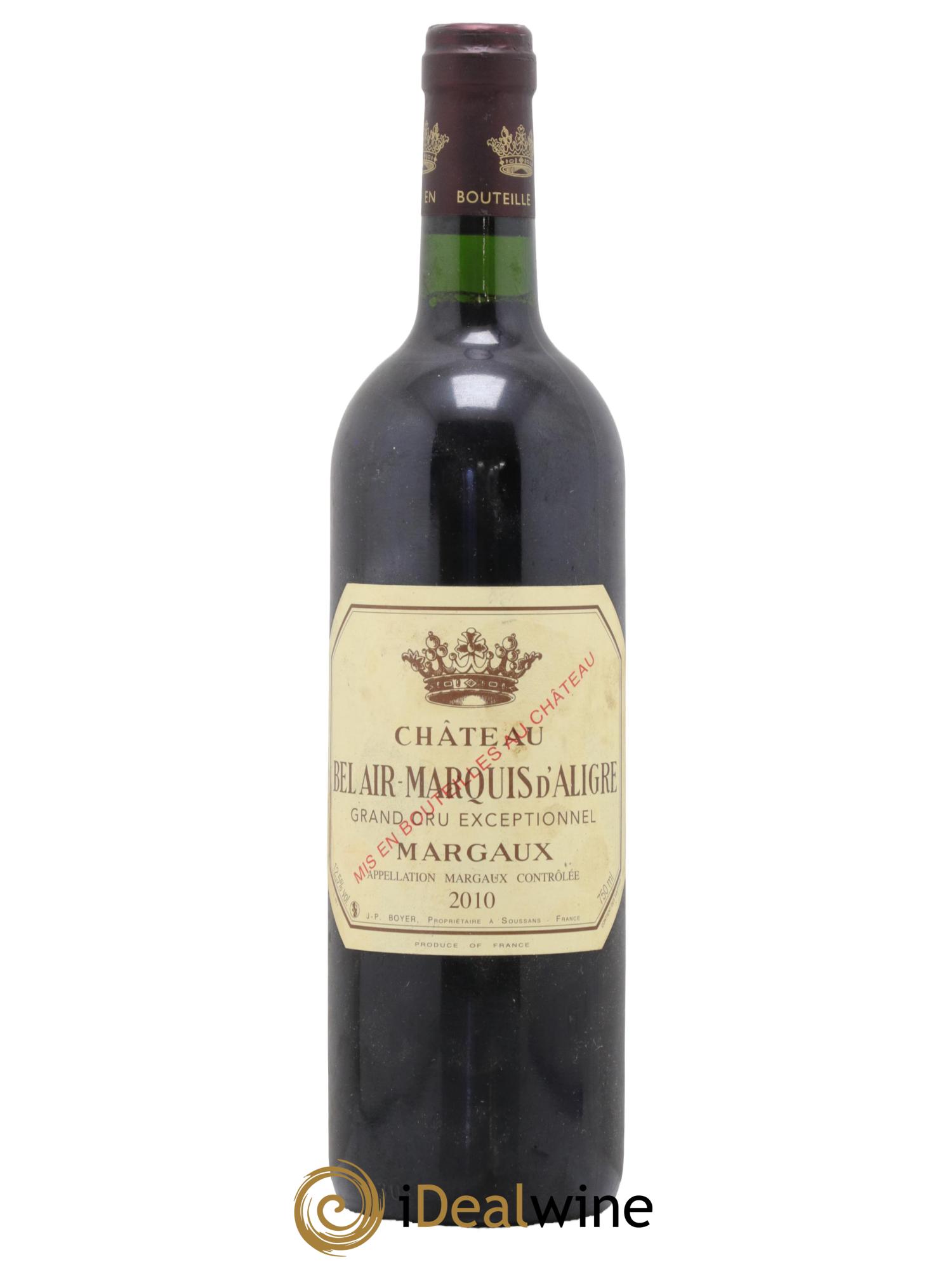 Château Bel Air Marquis d'Aligre 2010 - Lotto di 1 bottiglia - 0