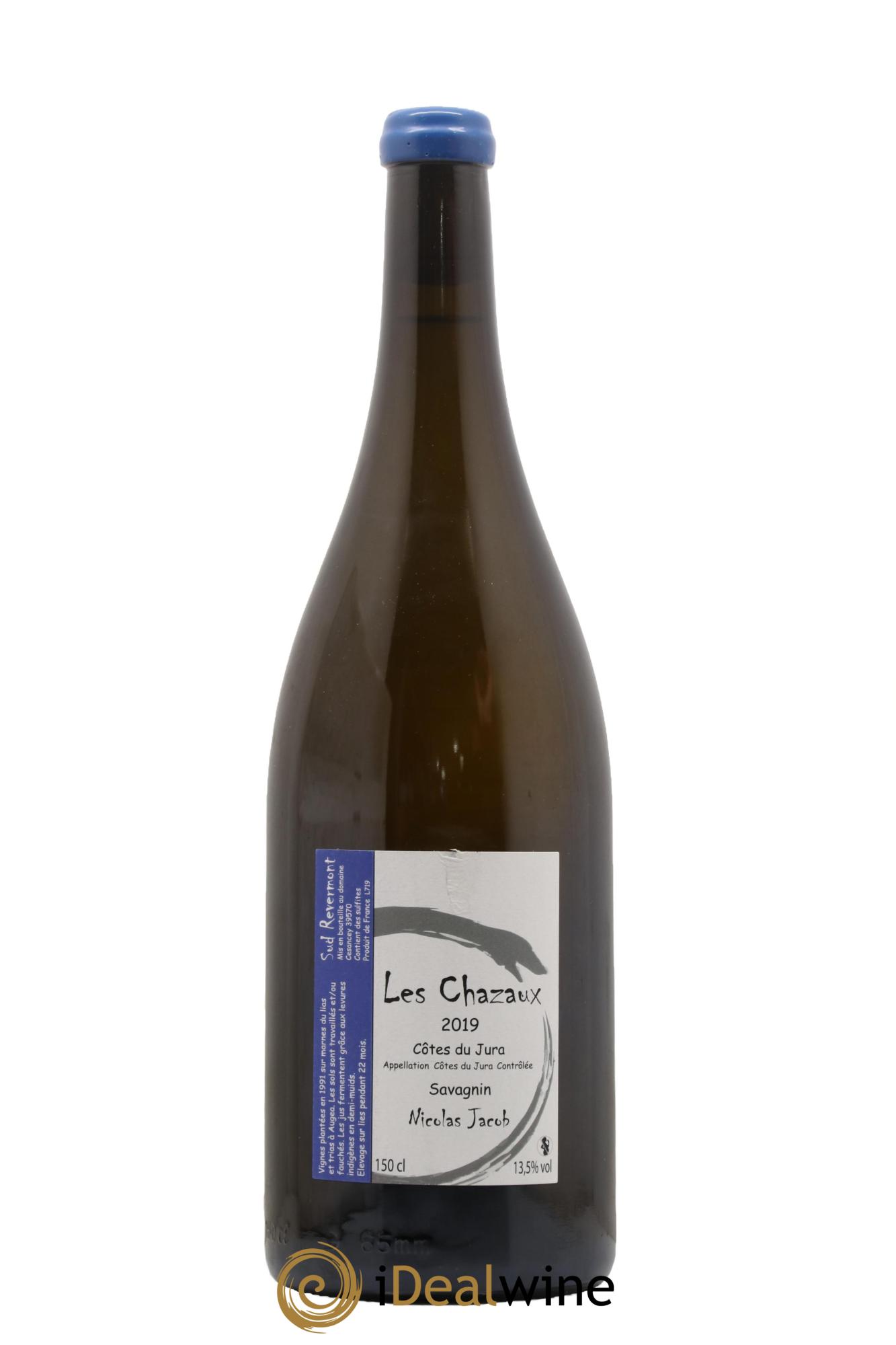 Côtes du Jura Savagnin Les Chazaux Nicolas Jacob  2019 - Lot de 1 magnum - 0