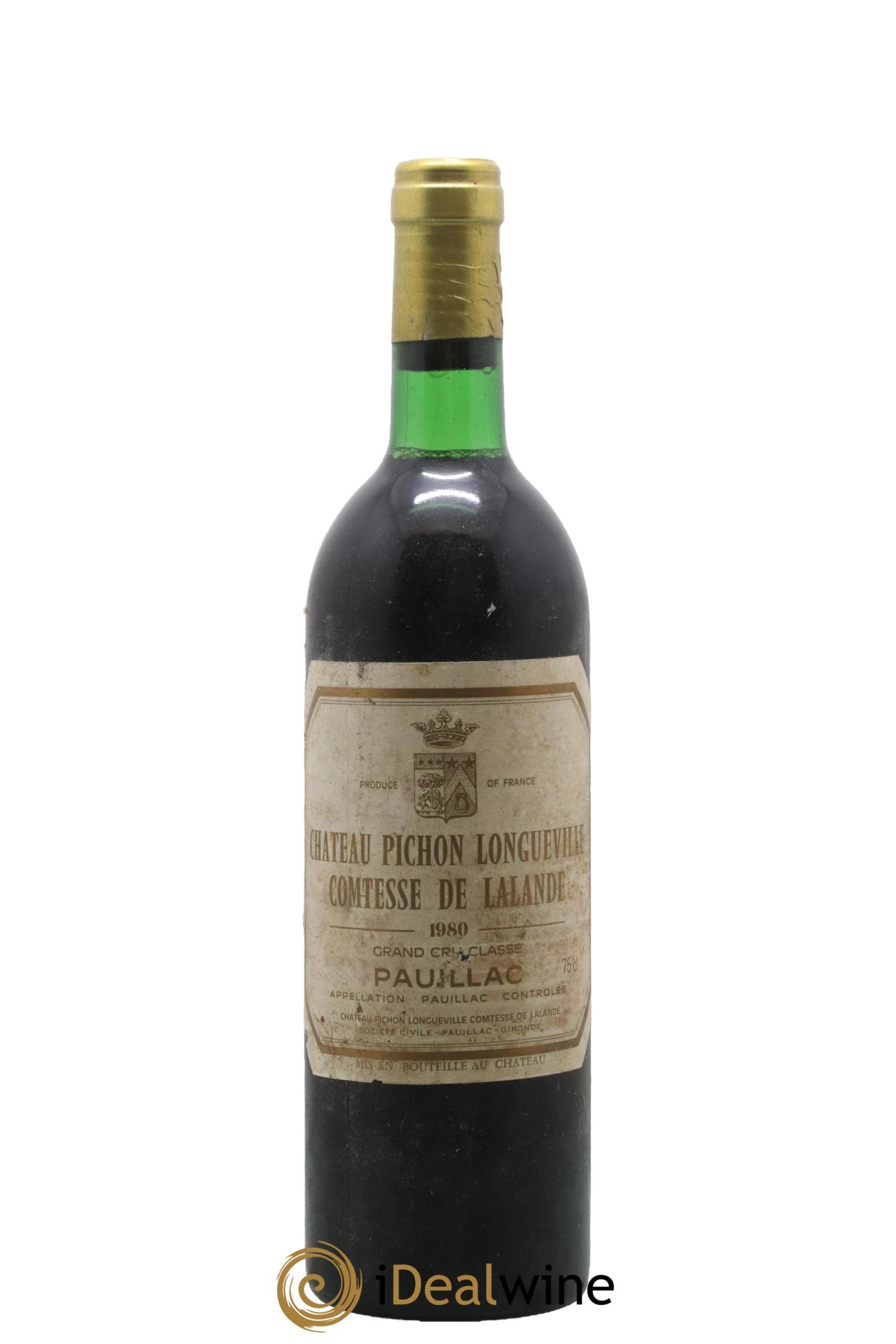 Château Pichon Longueville Comtesse de Lalande 2ème Grand Cru Classé 1980 - Lot of 1 bottle - 0