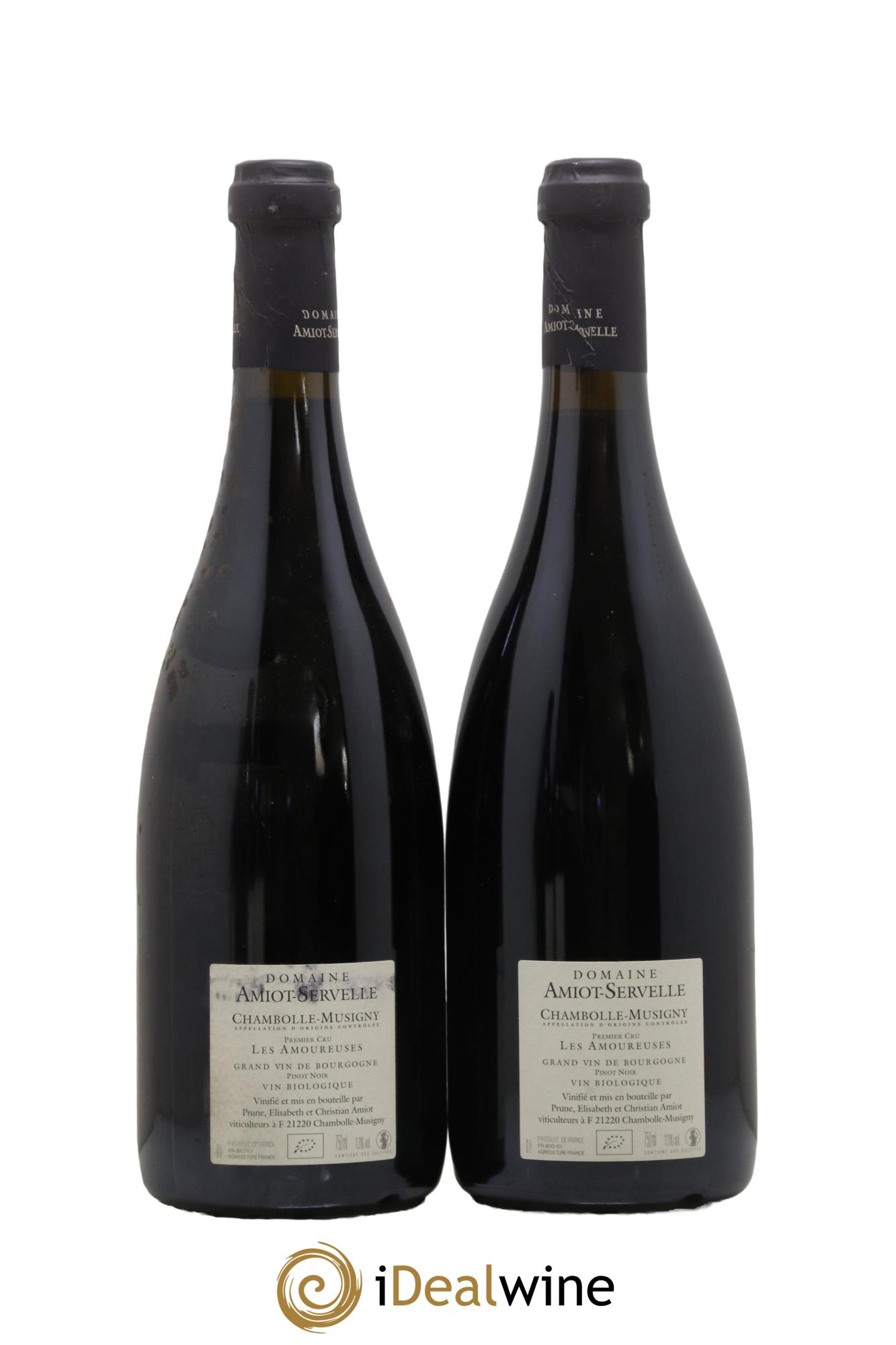 Chambolle-Musigny 1er Cru Les Amoureuses Amiot-Servelle 2012 - Lotto di 2 bottiglie - 1