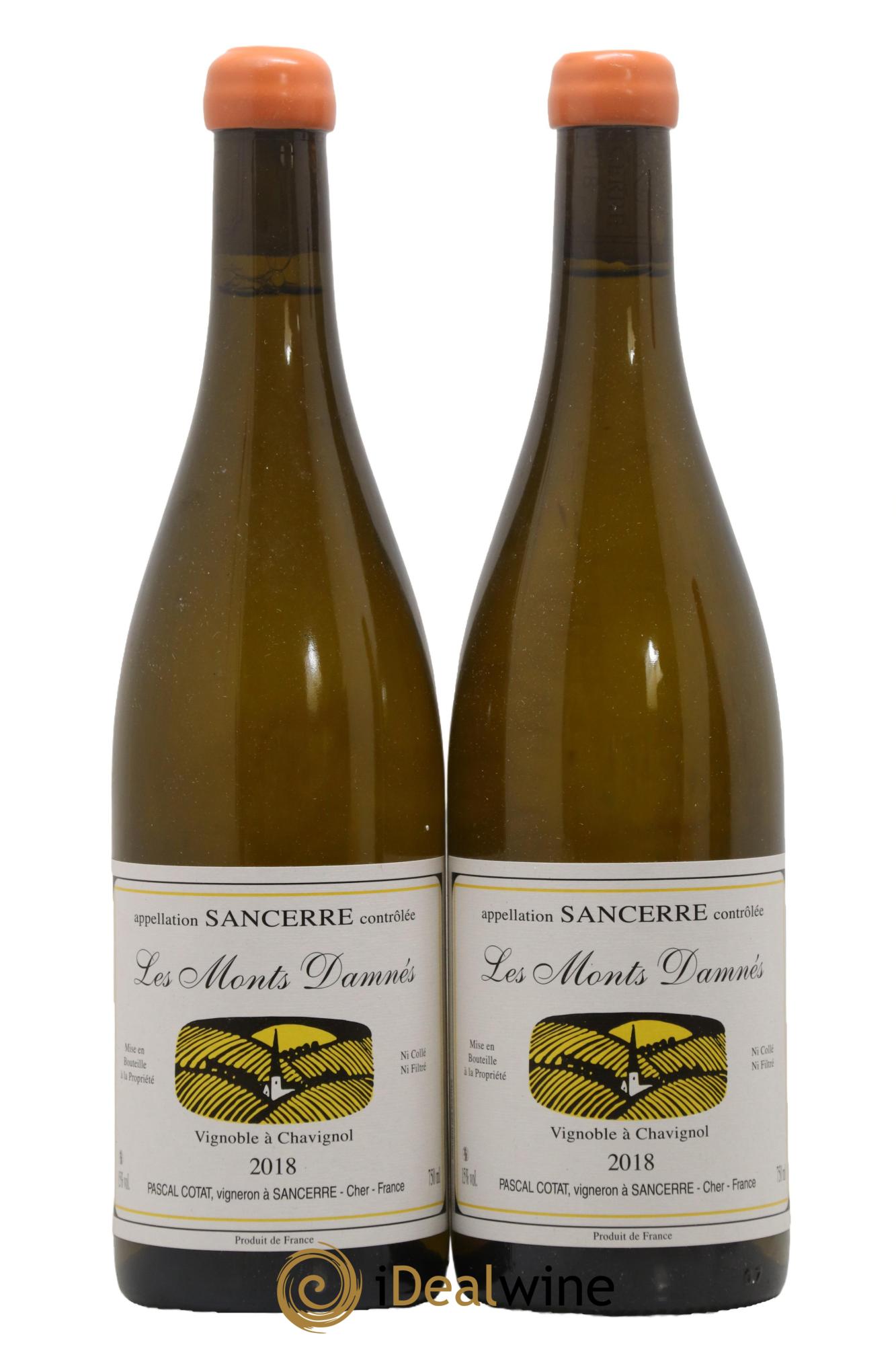 Sancerre Les Monts Damnés Pascal Cotat 2018 - Lot de 2 bouteilles - 0