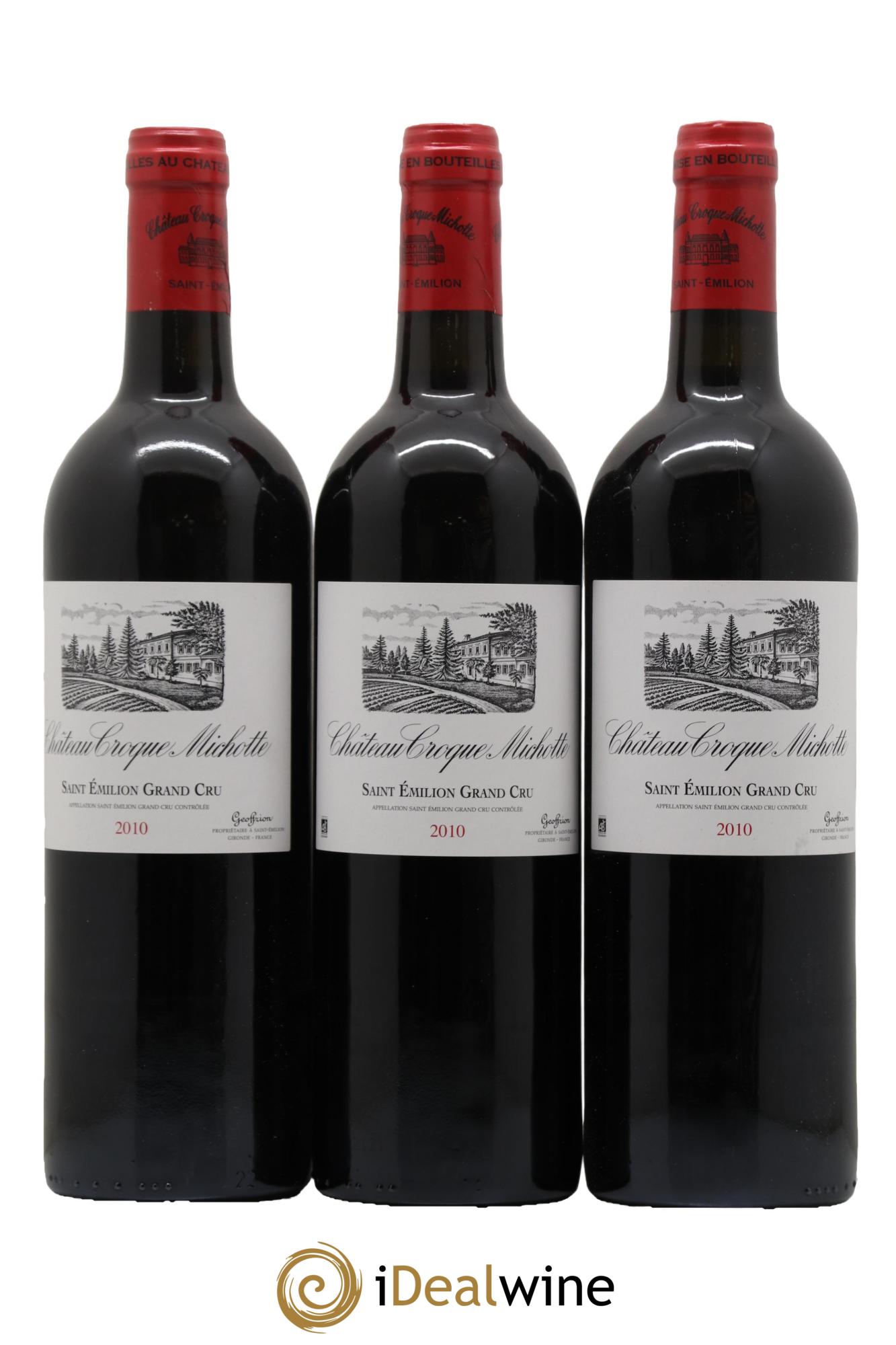 Château Croque Michotte 2010 - Lot de 12 bouteilles - 4