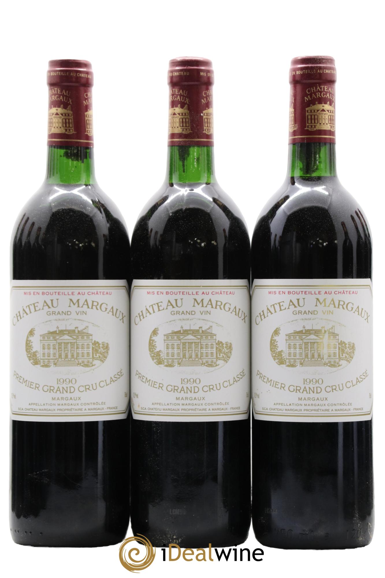 Château Margaux 1er Grand Cru Classé 1990 - Lot of 12 bottles - 2