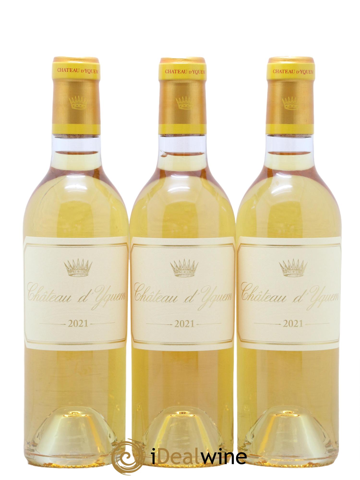 Château d' Yquem 1er Cru Classé Supérieur 2021 - Lot de 3 demi bouteilles - 0