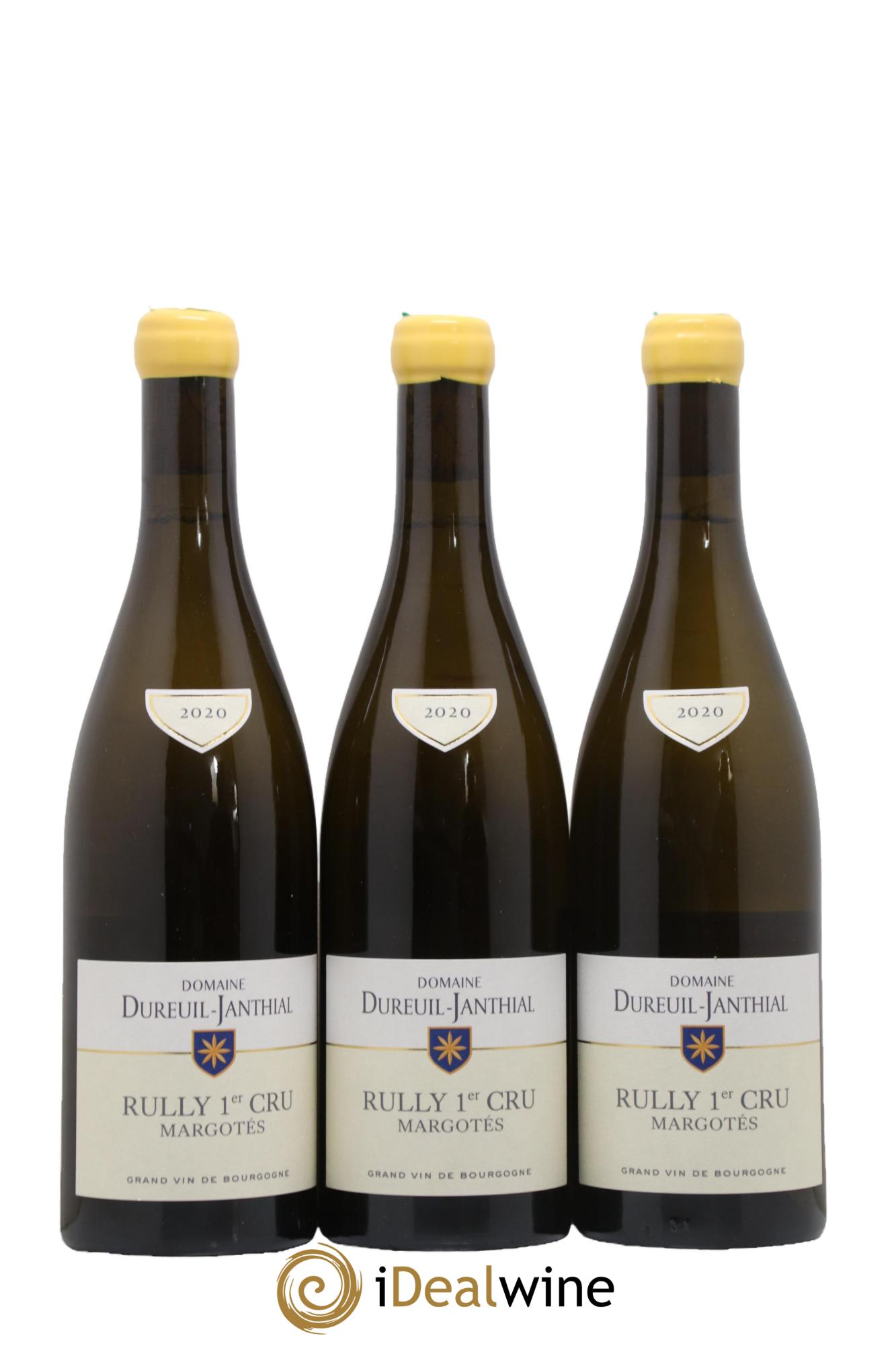 Rully 1er Cru Les Margotés Vincent Dureuil-Janthial  2020 - Lotto di 3 bottiglie - 0