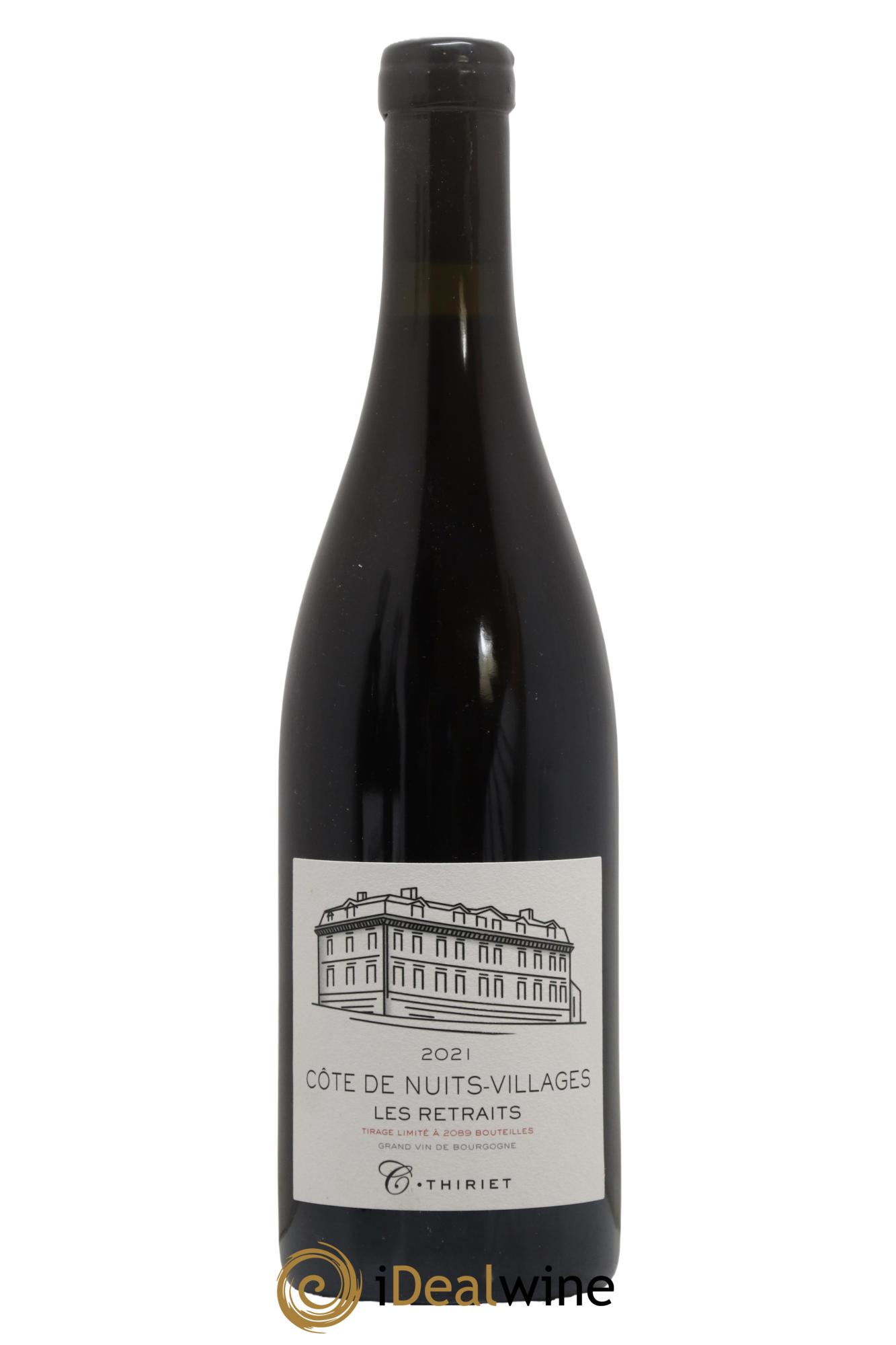 Côte de Nuits-Villages Les Retraits Maison Thiriet 2021 - Lot de 1 bouteille - 0