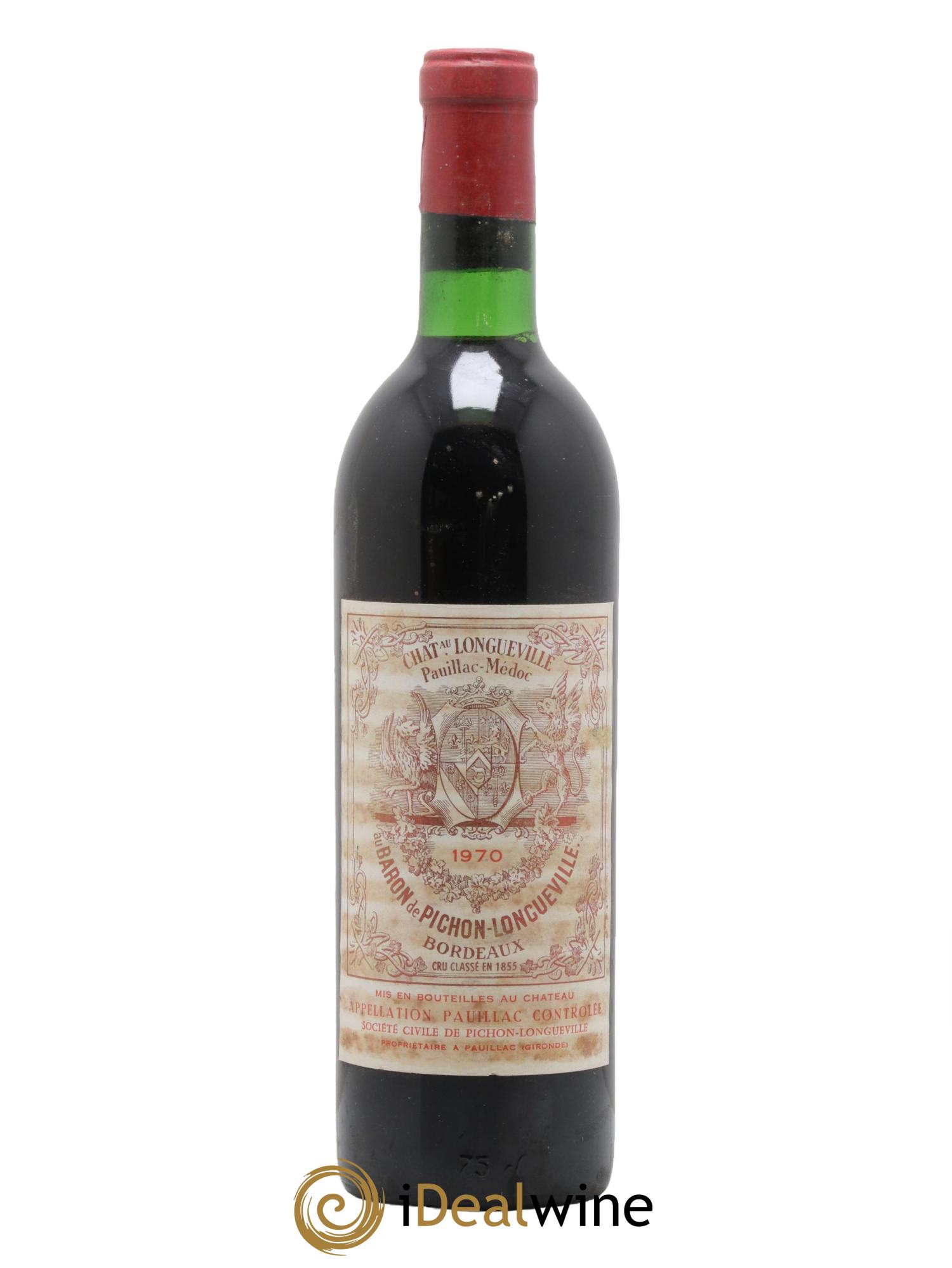 Pichon Longueville Baron 2ème Grand Cru Classé 1970 - Lot of 1 bottle - 0