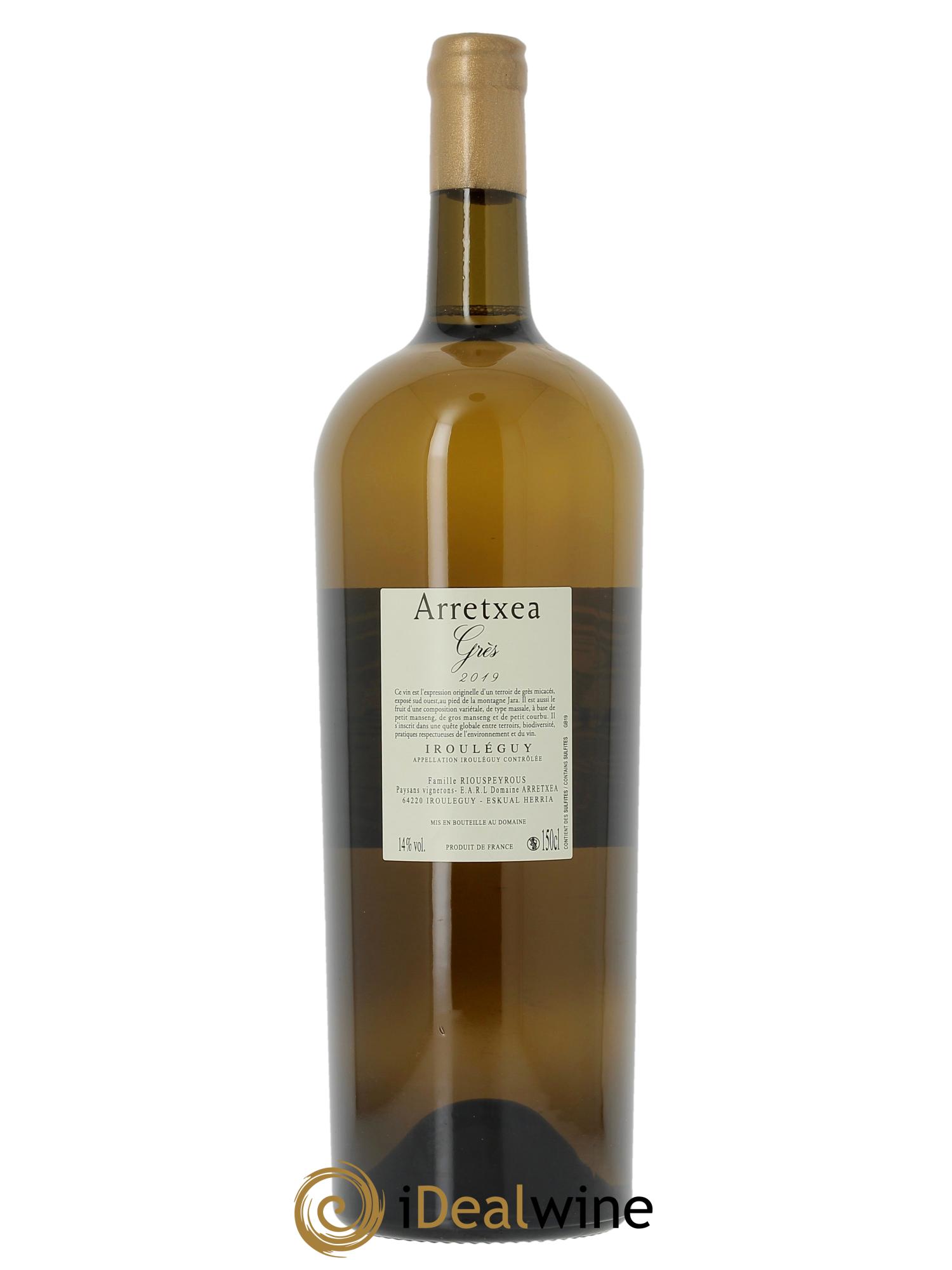 Irouléguy Terroir Grès Arretxea (Domaine)  2019 - Lot of 1 magnum - 1