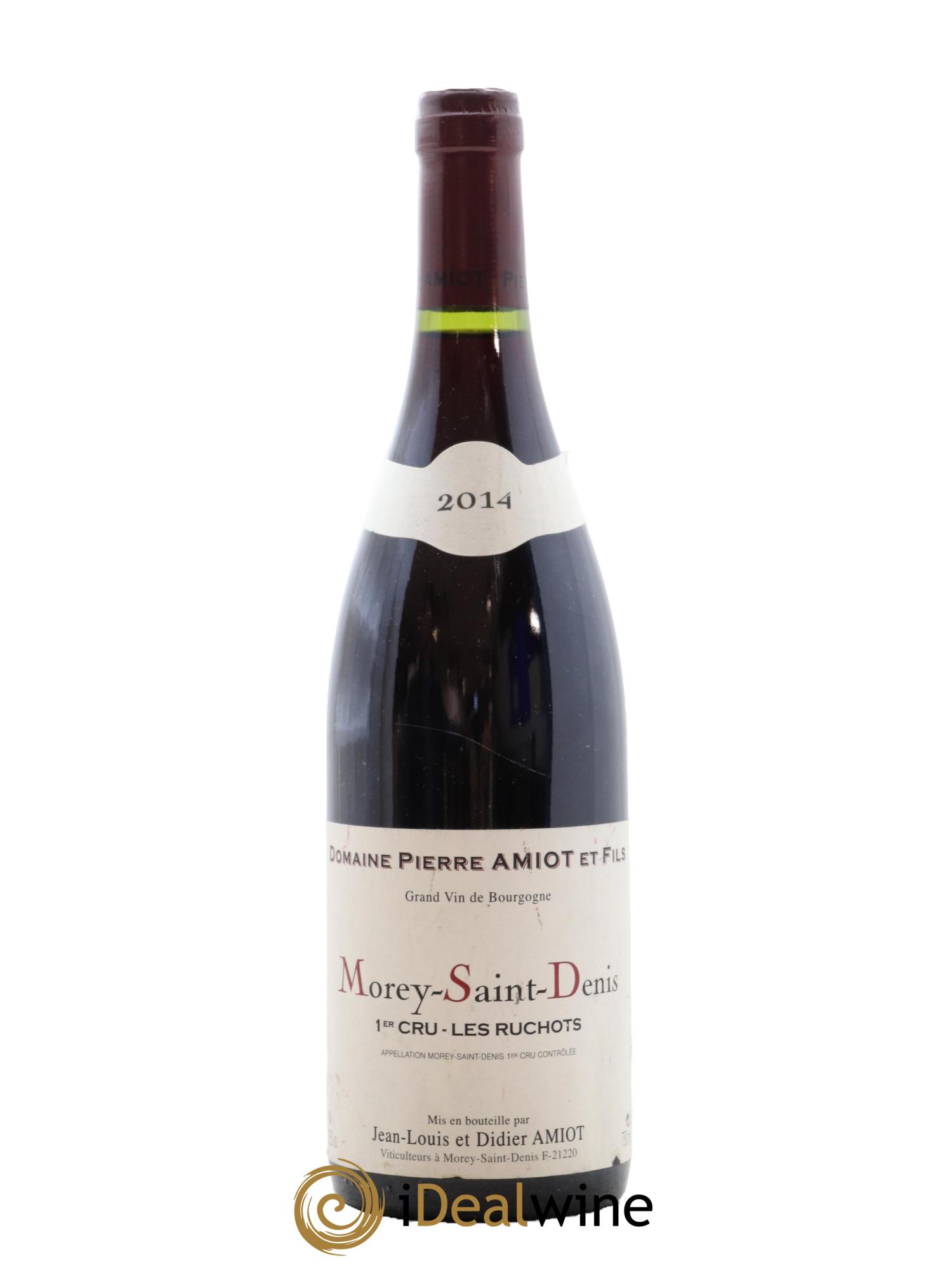 Morey Saint-Denis 1er Cru Les Ruchots Pierre Amiot et Fils (Domaine) 2014 - Lot of 1 bottle - 0