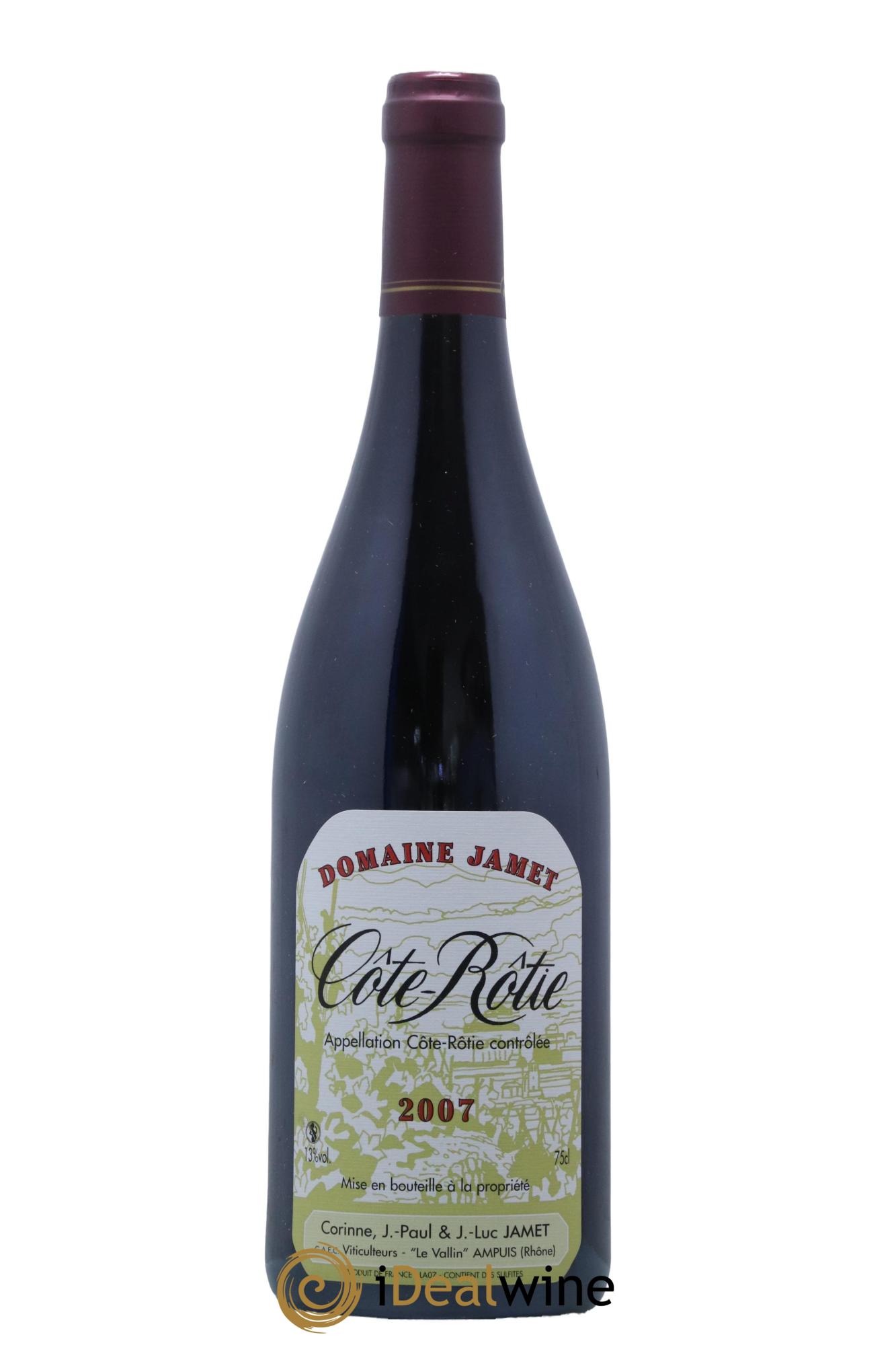 Côte-Rôtie Jamet (Domaine) 2007 - Posten von 1 Flasche - 0