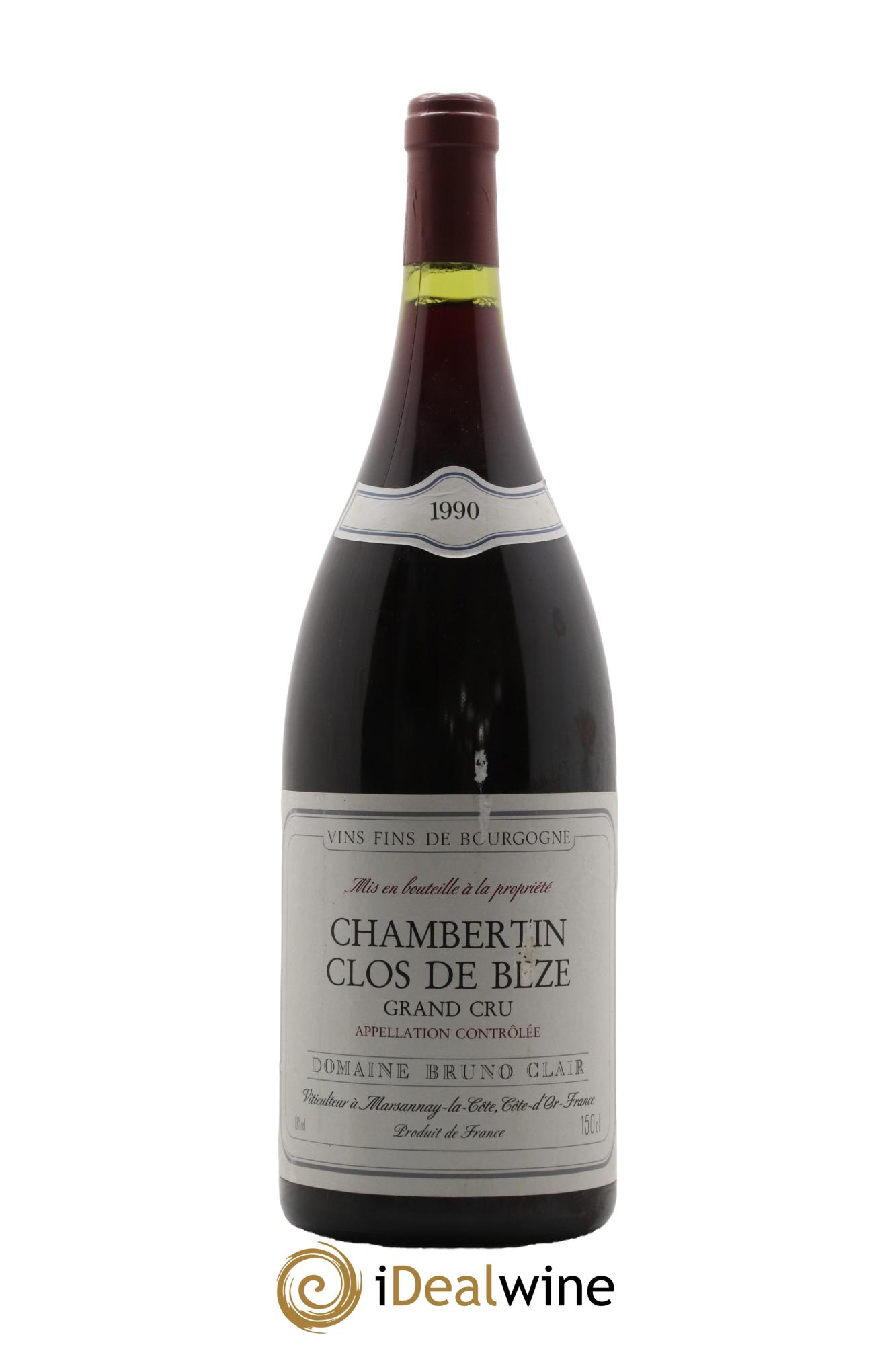 Chambertin Clos de Bèze Grand Cru Bruno Clair (Domaine) 1990 - Posten von 1 Magnum - 0