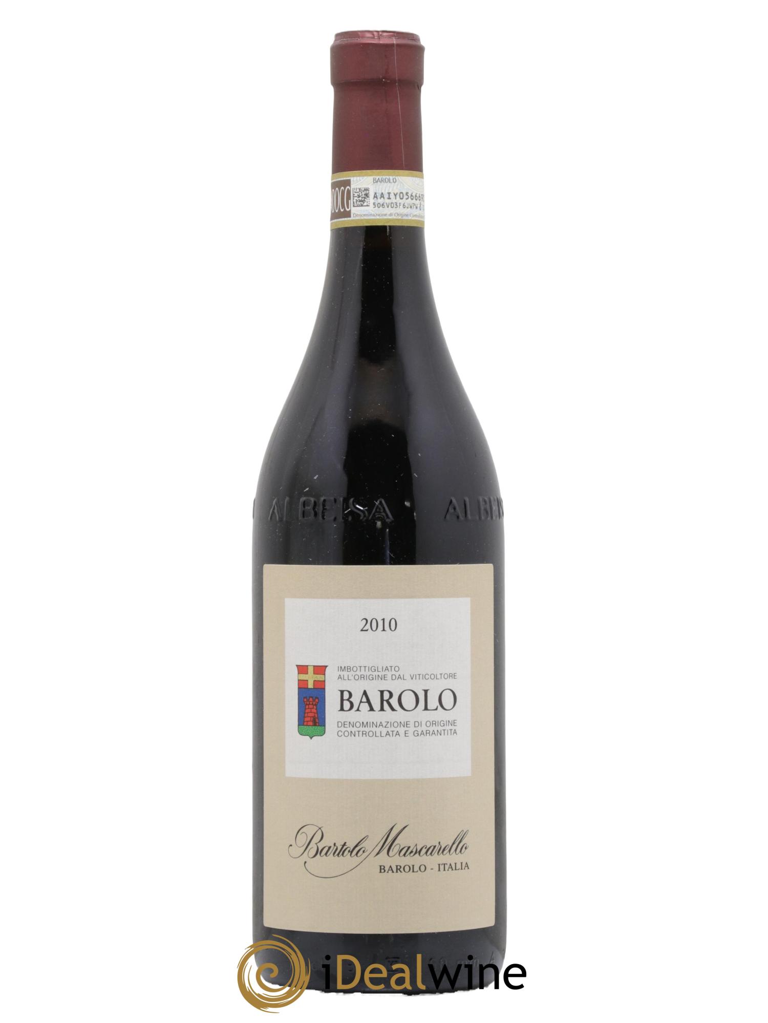 Barolo DOCG Bartolo Mascarello 2010 - Lot de 1 bouteille - 0