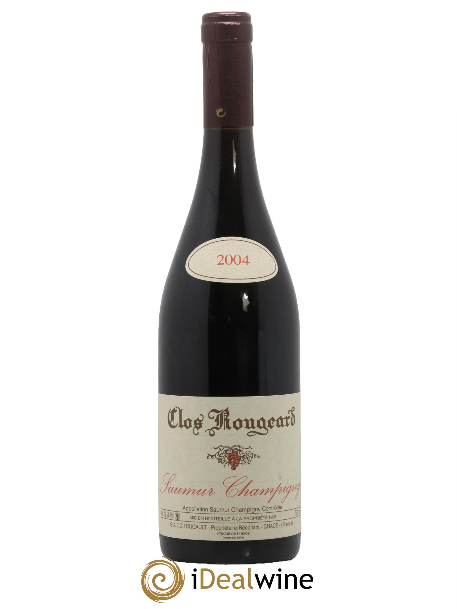 Saumur-Champigny Clos Rougeard 2004 - Lot de 1 bouteille - 0