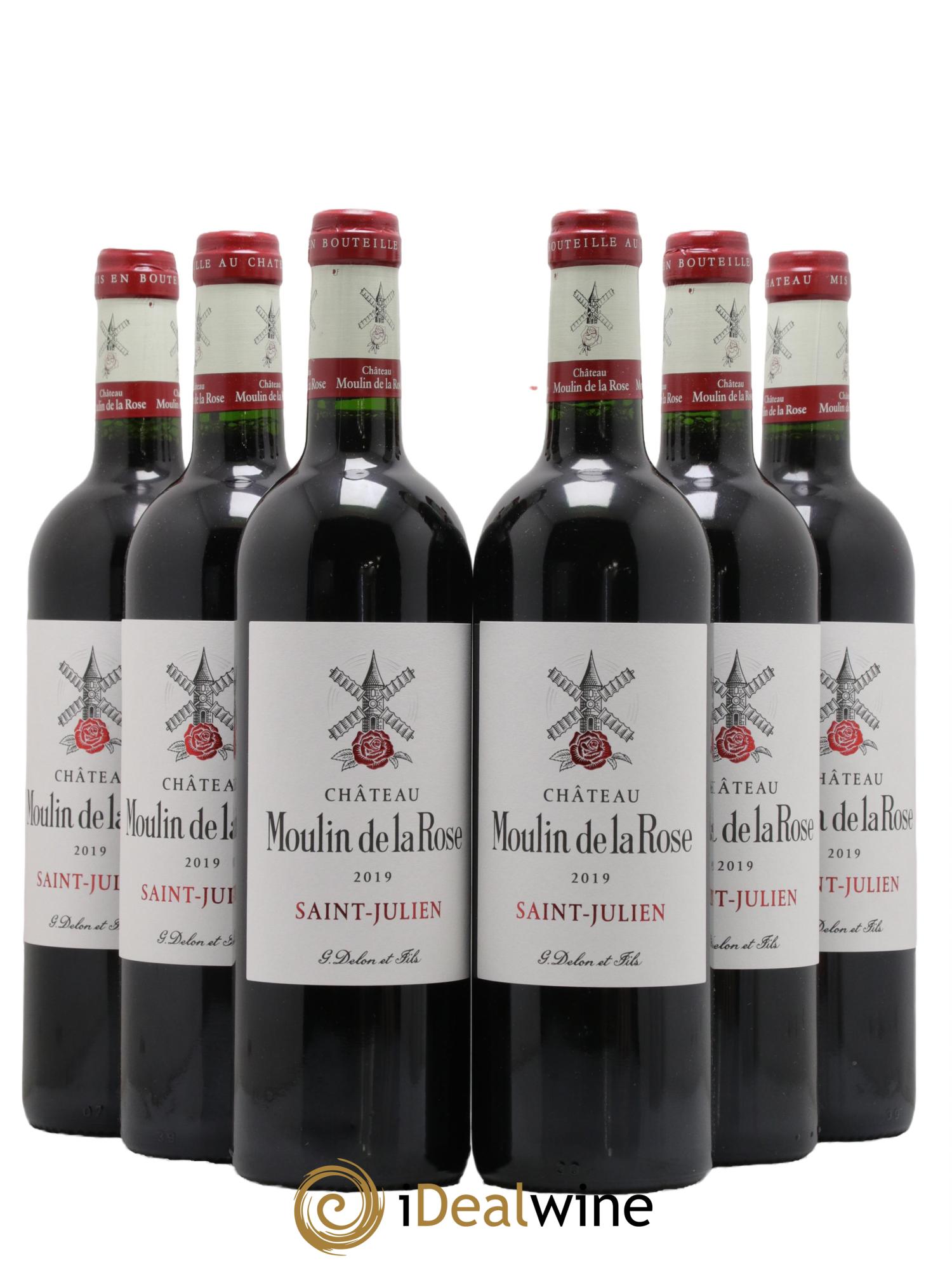 Château Moulin de la Rose Cru Bourgeois 2019 - Lot de 6 bouteilles - 0