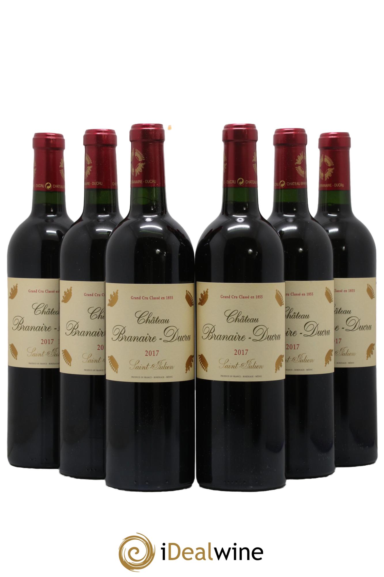 Château Branaire Ducru 4ème Grand Cru Classé  2017 - Lotto di 6 bottiglie - 0