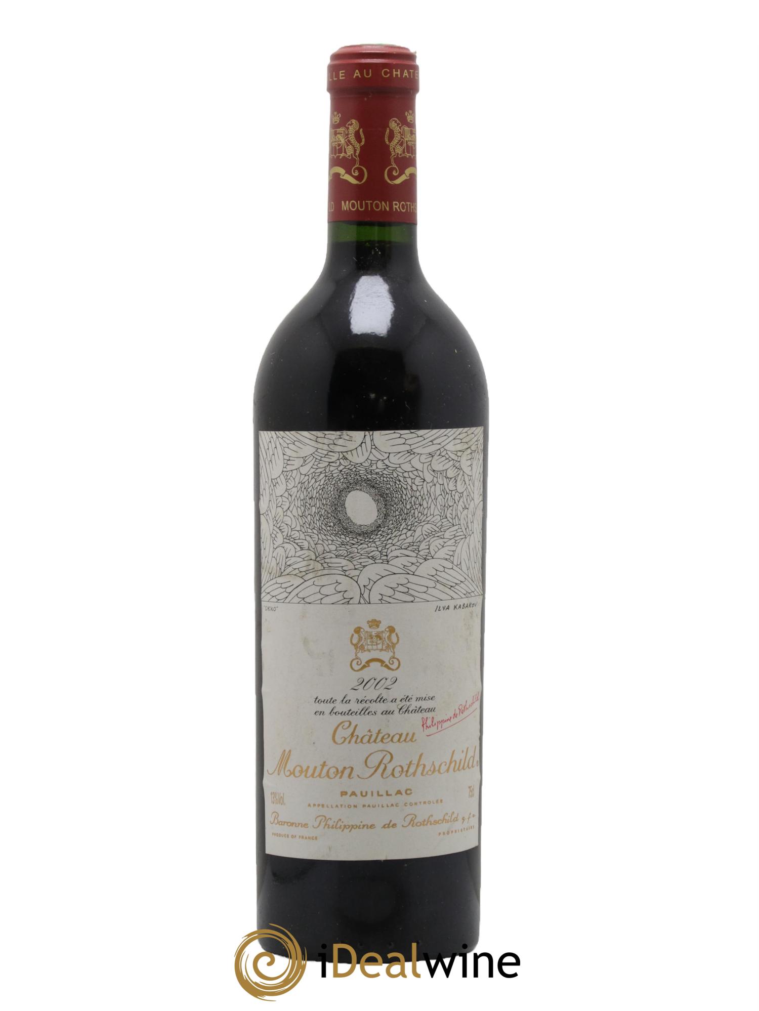 Château Mouton Rothschild 1er Grand Cru Classé 2002 - Posten von 1 Flasche - 0