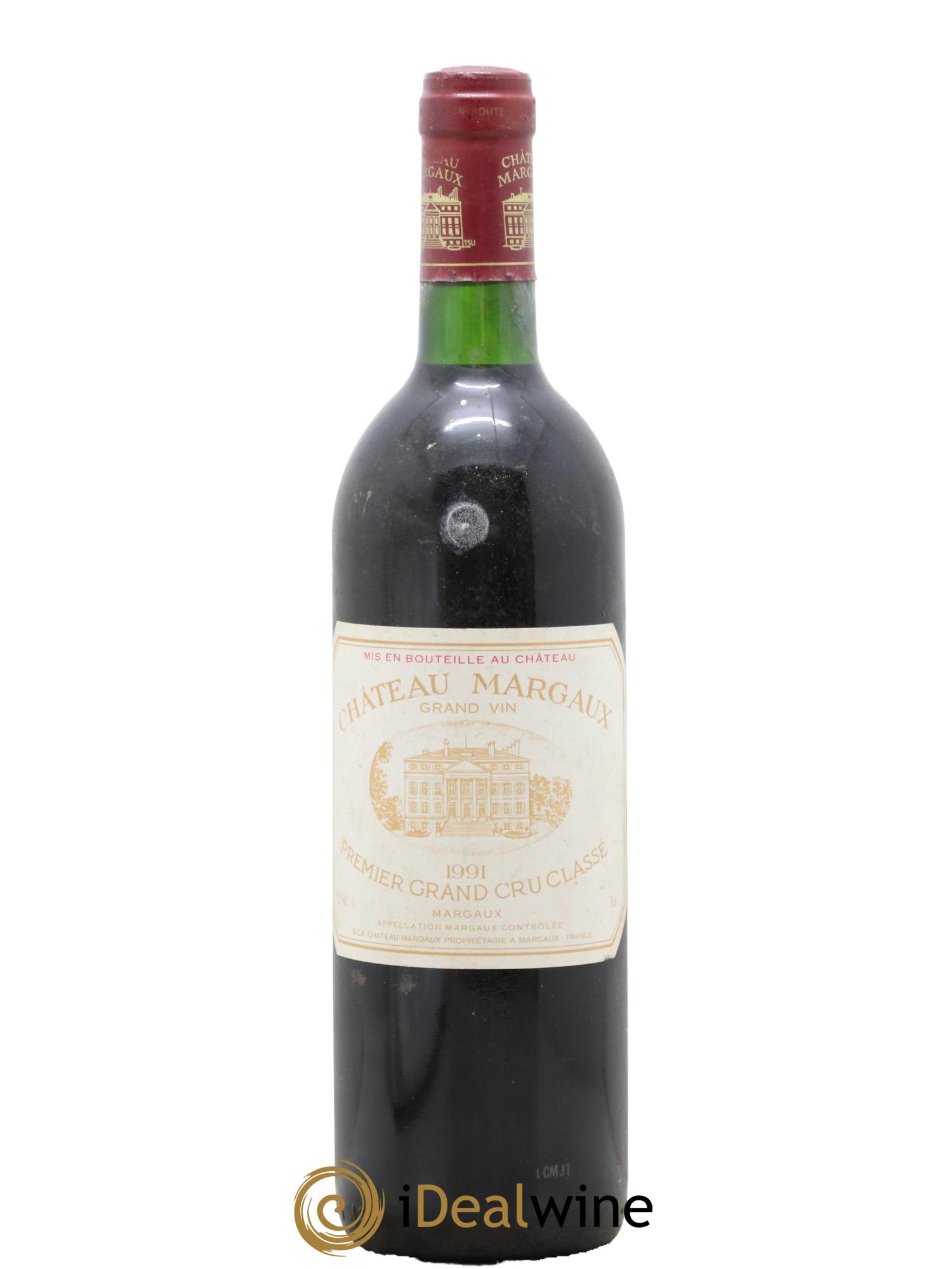 Château Margaux 1er Grand Cru Classé  1991 - Lot de 1 bouteille - 0