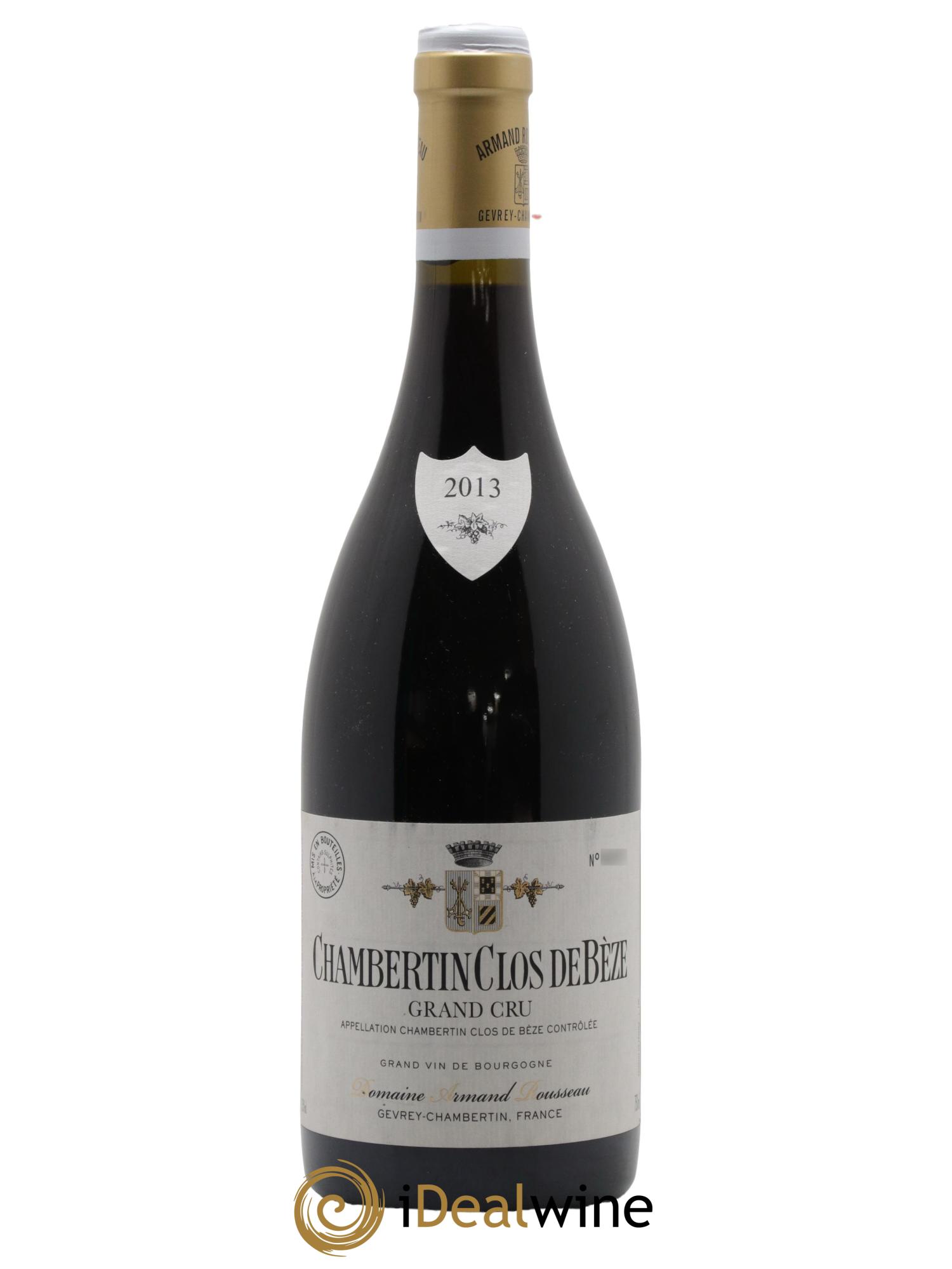 Chambertin Clos de Bèze Grand Cru Armand Rousseau (Domaine) 2013 - Lotto di 1 bottiglia - 0