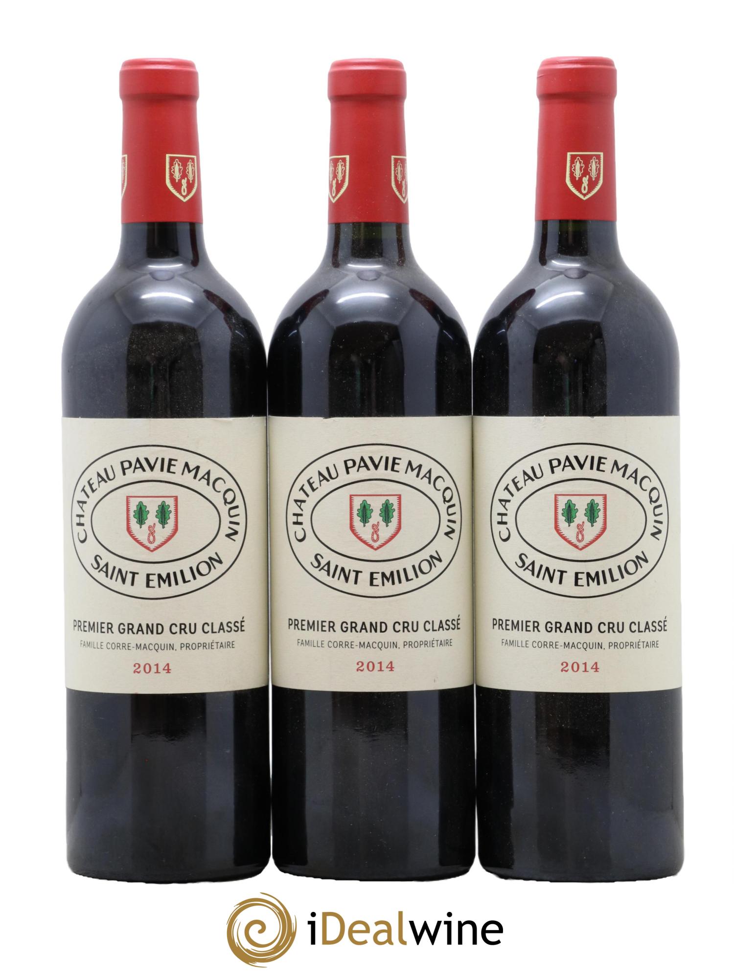 Château Pavie Macquin 1er Grand Cru Classé B 2014 - Lot de 3 bouteilles - 0