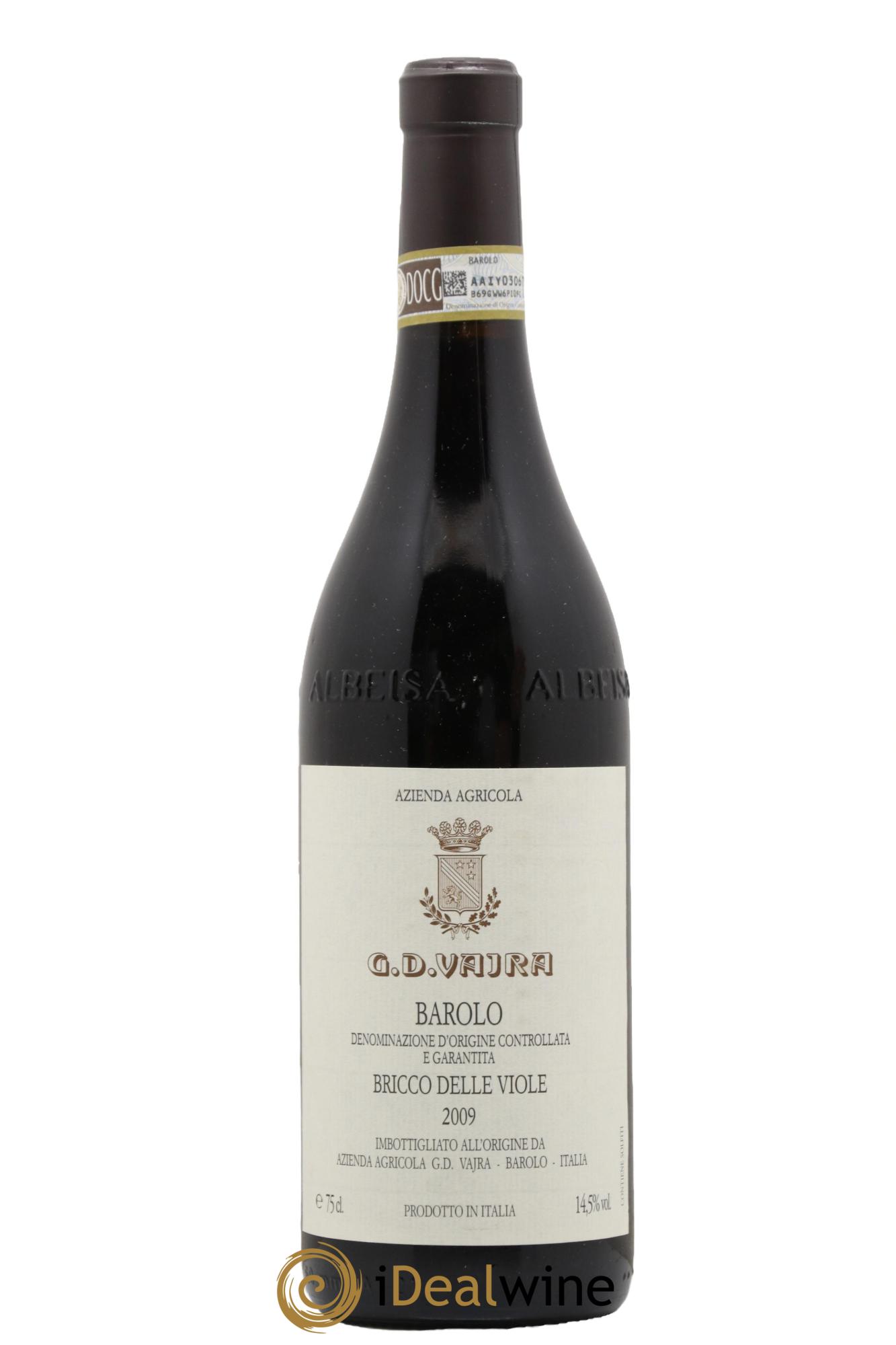 Barolo DOCG Bricco Delle Viole G.D Vajra 2009 - Lot of 1 bottle - 0