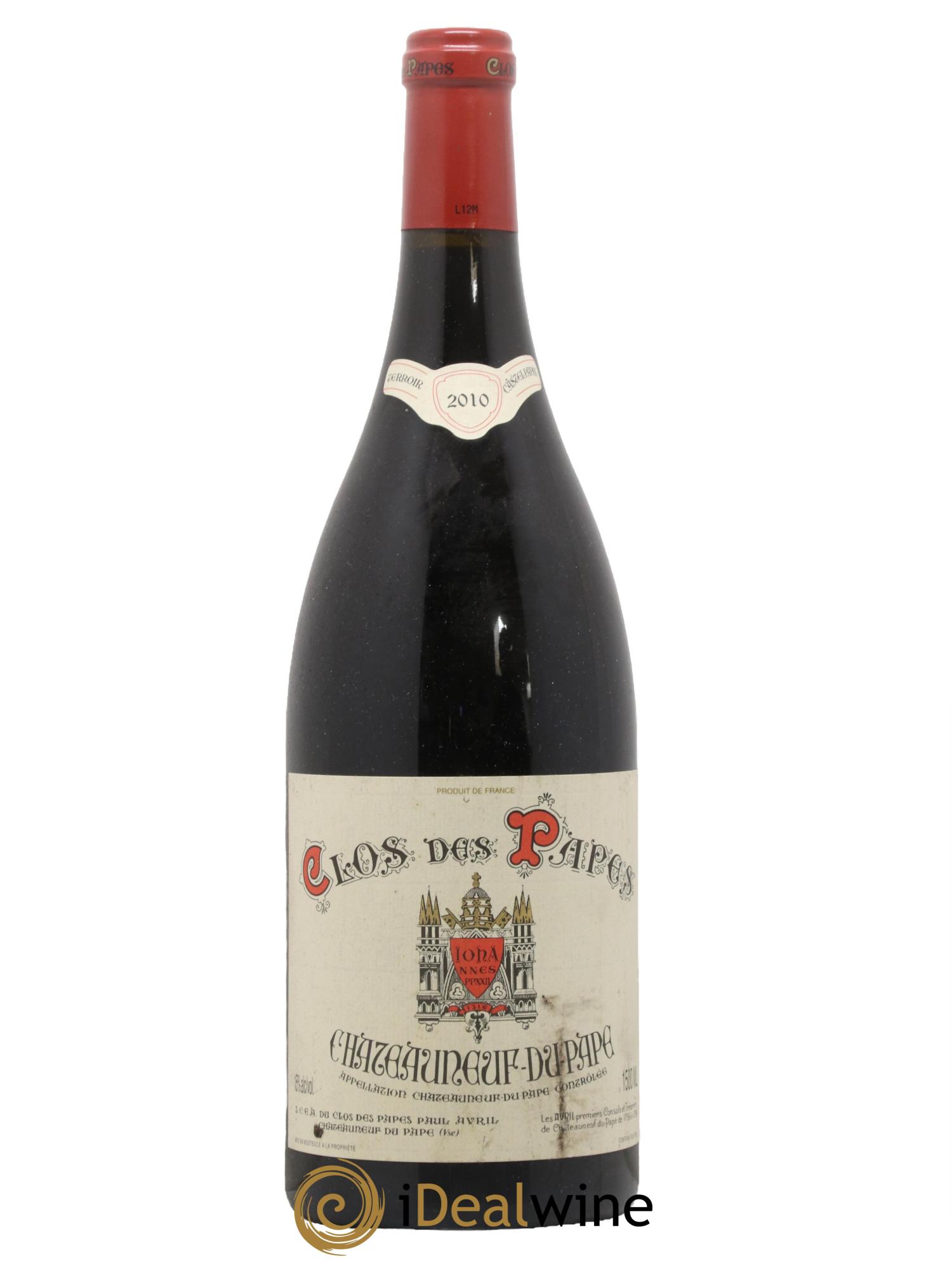 Châteauneuf-du-Pape Clos des Papes - Paul Avril 2010 - Posten von 1 Magnum - 0