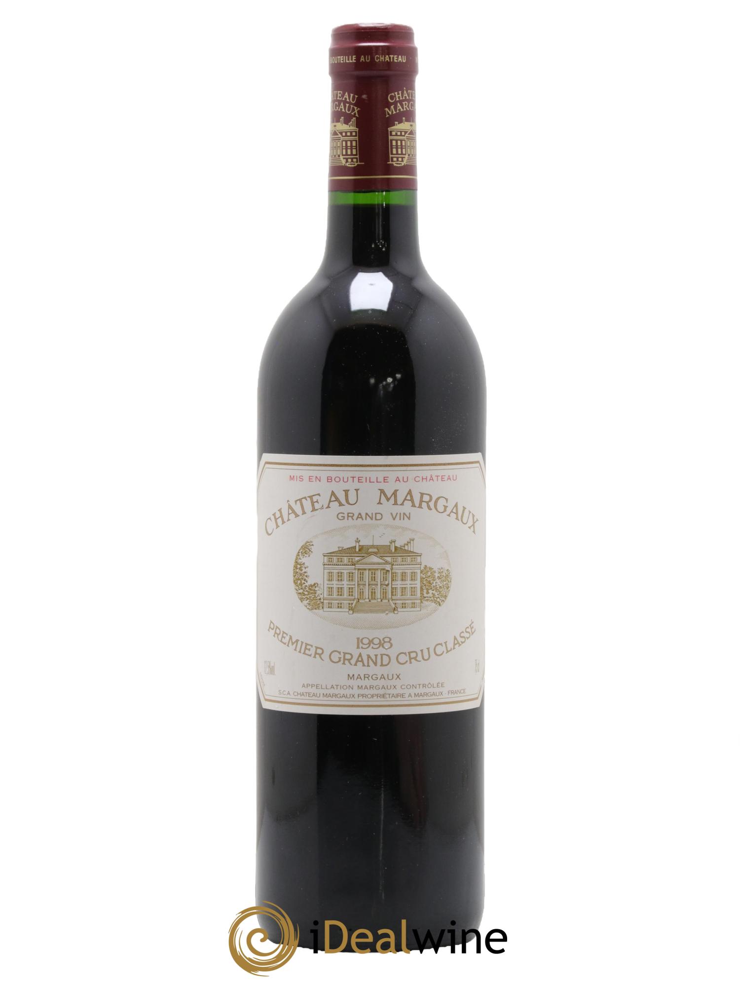 Château Margaux 1er Grand Cru Classé 1998 - Posten von 1 Flasche - 0