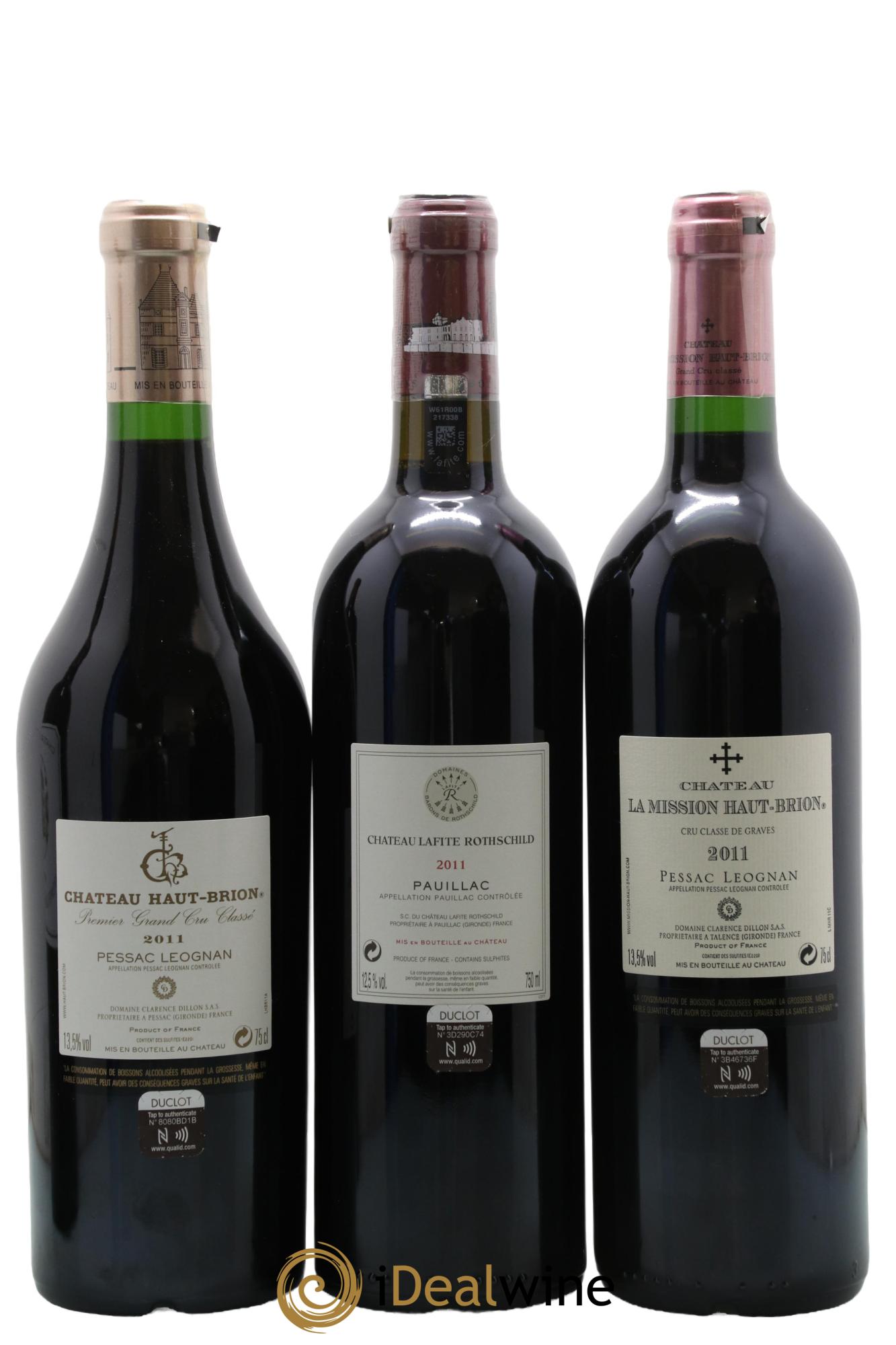 Caisse Collection Duclot 2011 2011 - Lot de 9 bouteilles - 6