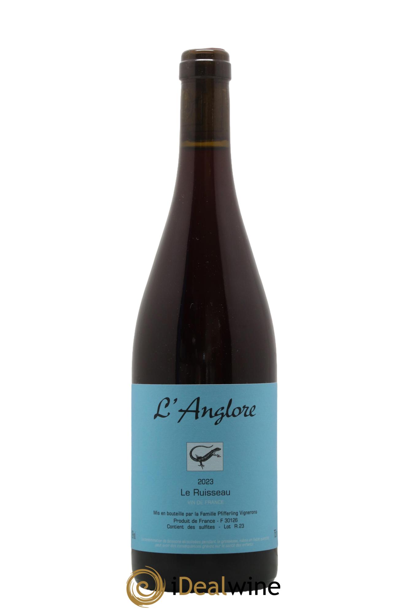 Vin de France Le Ruisseau L'Anglore  2023 - Lot de 1 bouteille - 0