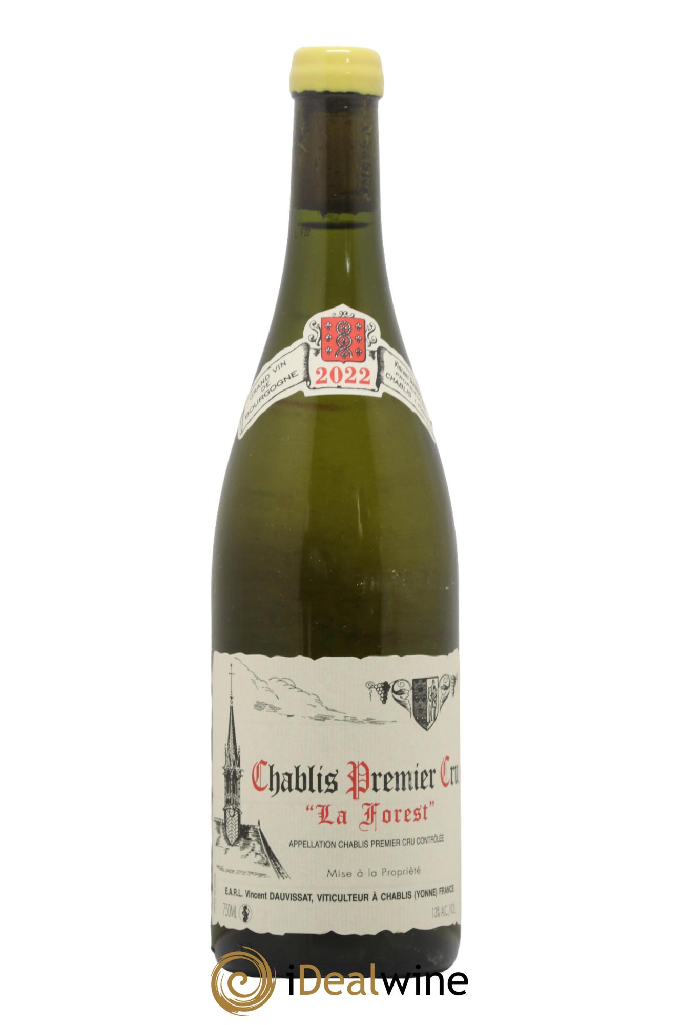 Chablis 1er Cru La Forest Vincent Dauvissat (Domaine) 2022 - Lotto di 1 bottiglia - 0