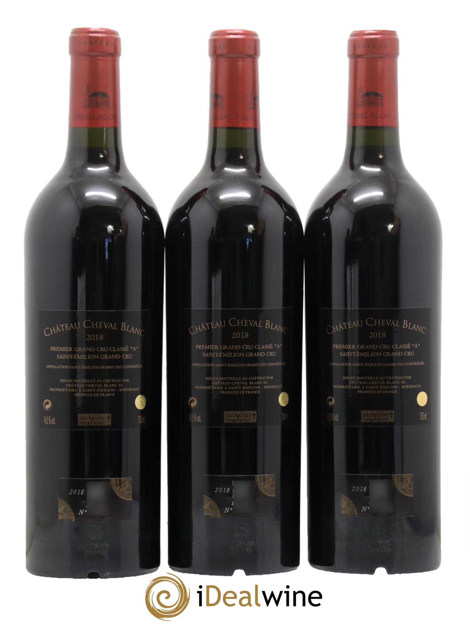 Château Cheval Blanc 1er Grand Cru Classé A 2018 - Lot de 6 bouteilles - 2