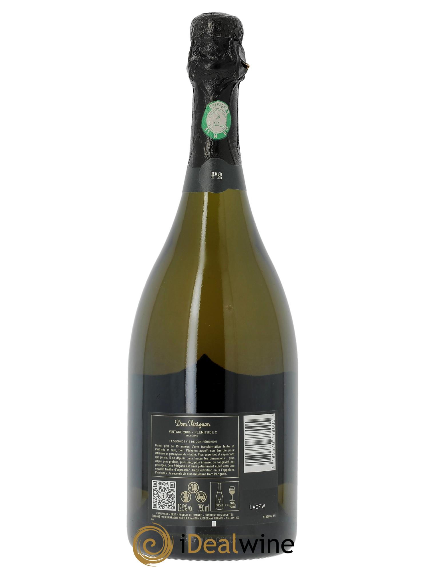 2eme Plenitude (P2) Dom Pérignon  2006 - Lotto di 1 bottiglia - 2