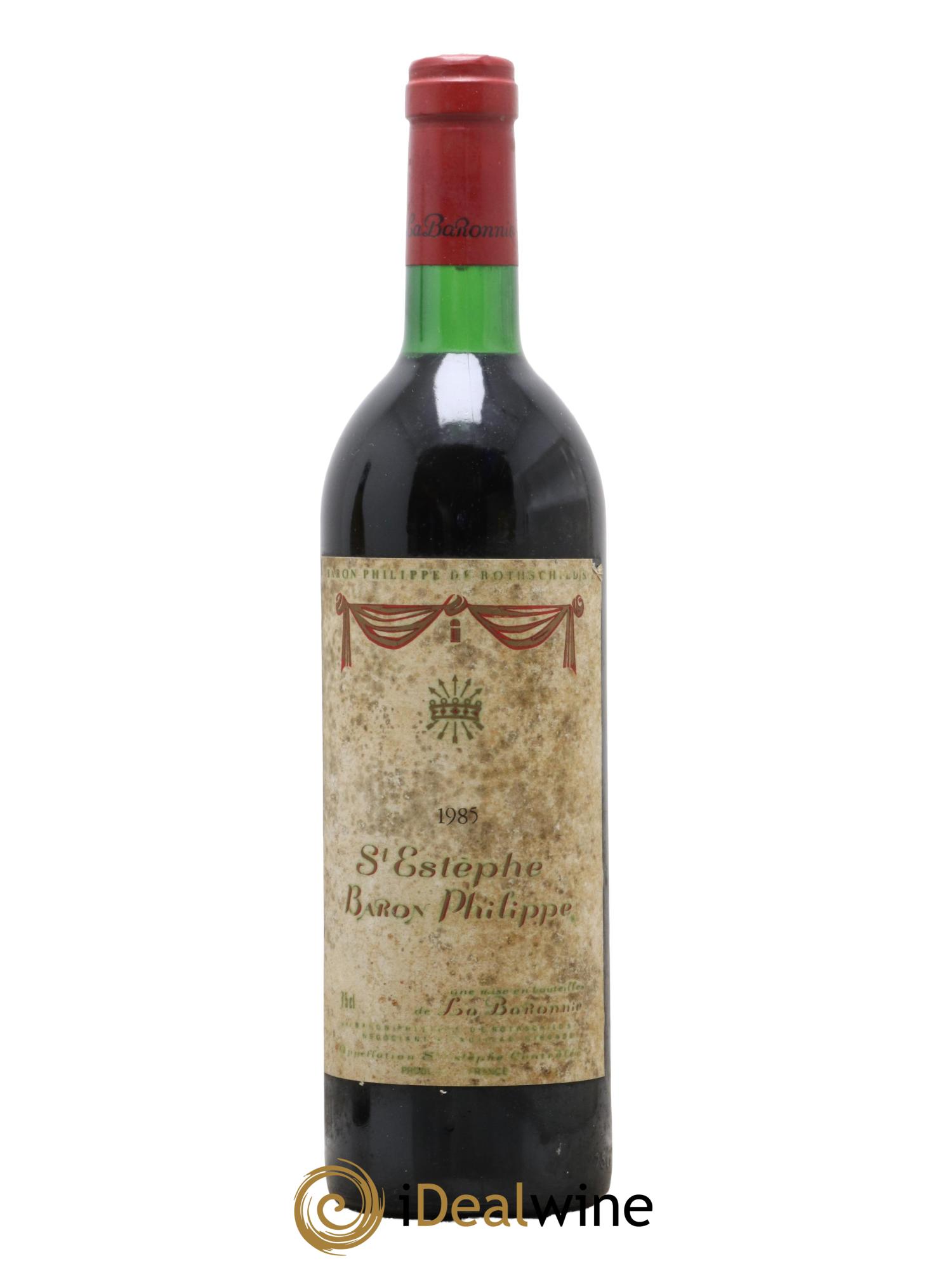 Saint-Estèphe Baron Philippe de Rothschild 1985 - Lotto di 1 bottiglia - 0