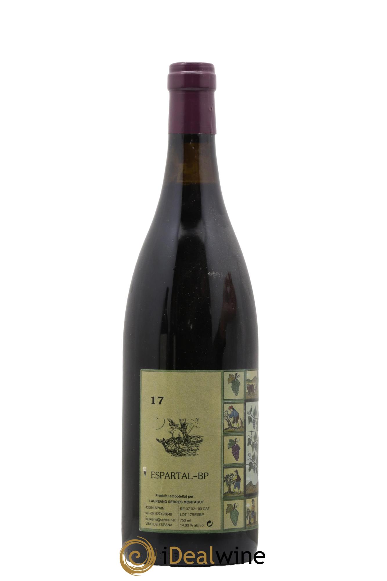 Espagne Vino de Espana Espartal-BP Mendall Laureano Serres Montagut 2017 - Lot de 1 bouteille - 1