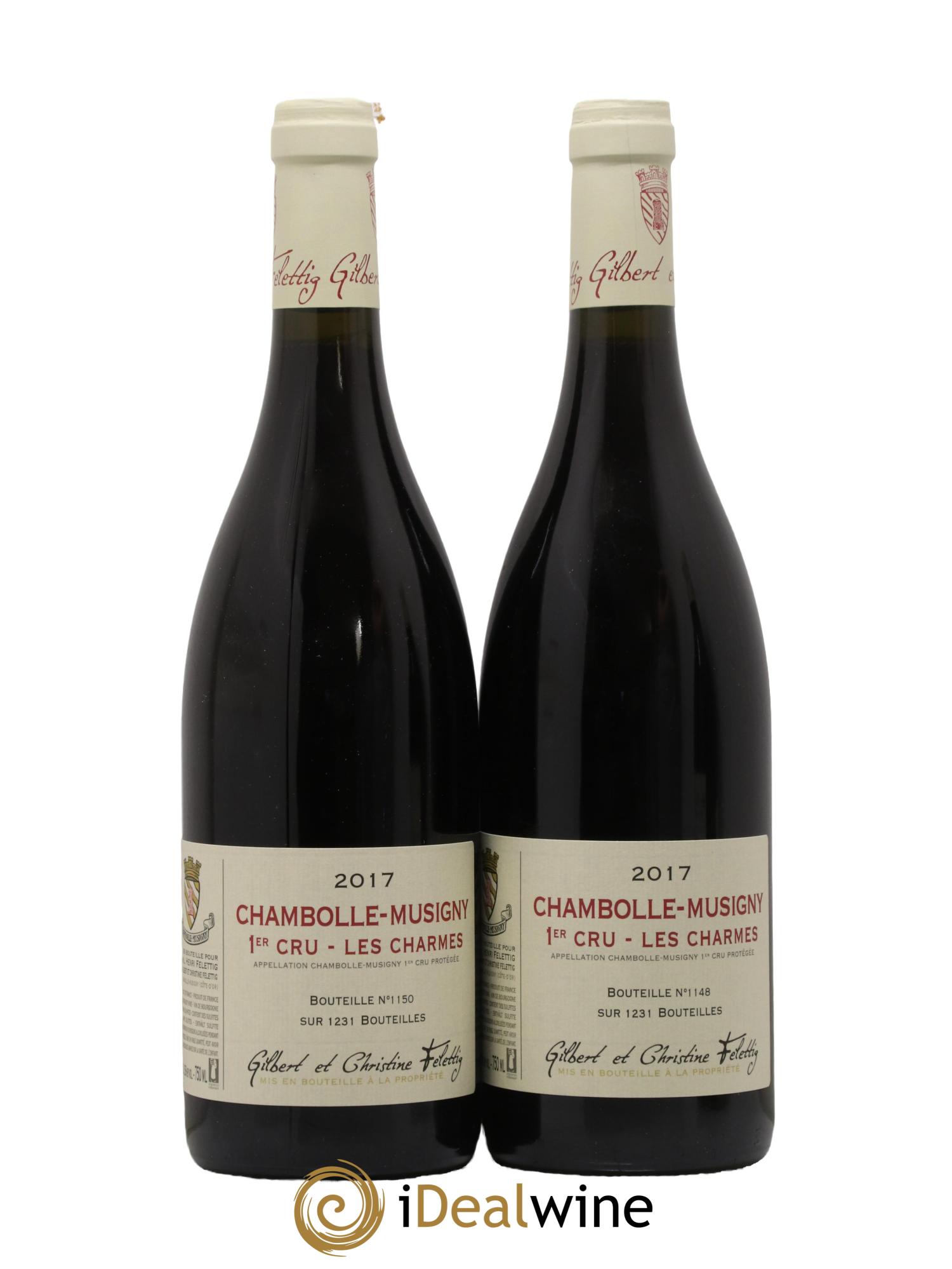 Chambolle-Musigny 1er Cru Les Charmes Felettig (Domaine) 2017 - Lot de 2 bouteilles - 0