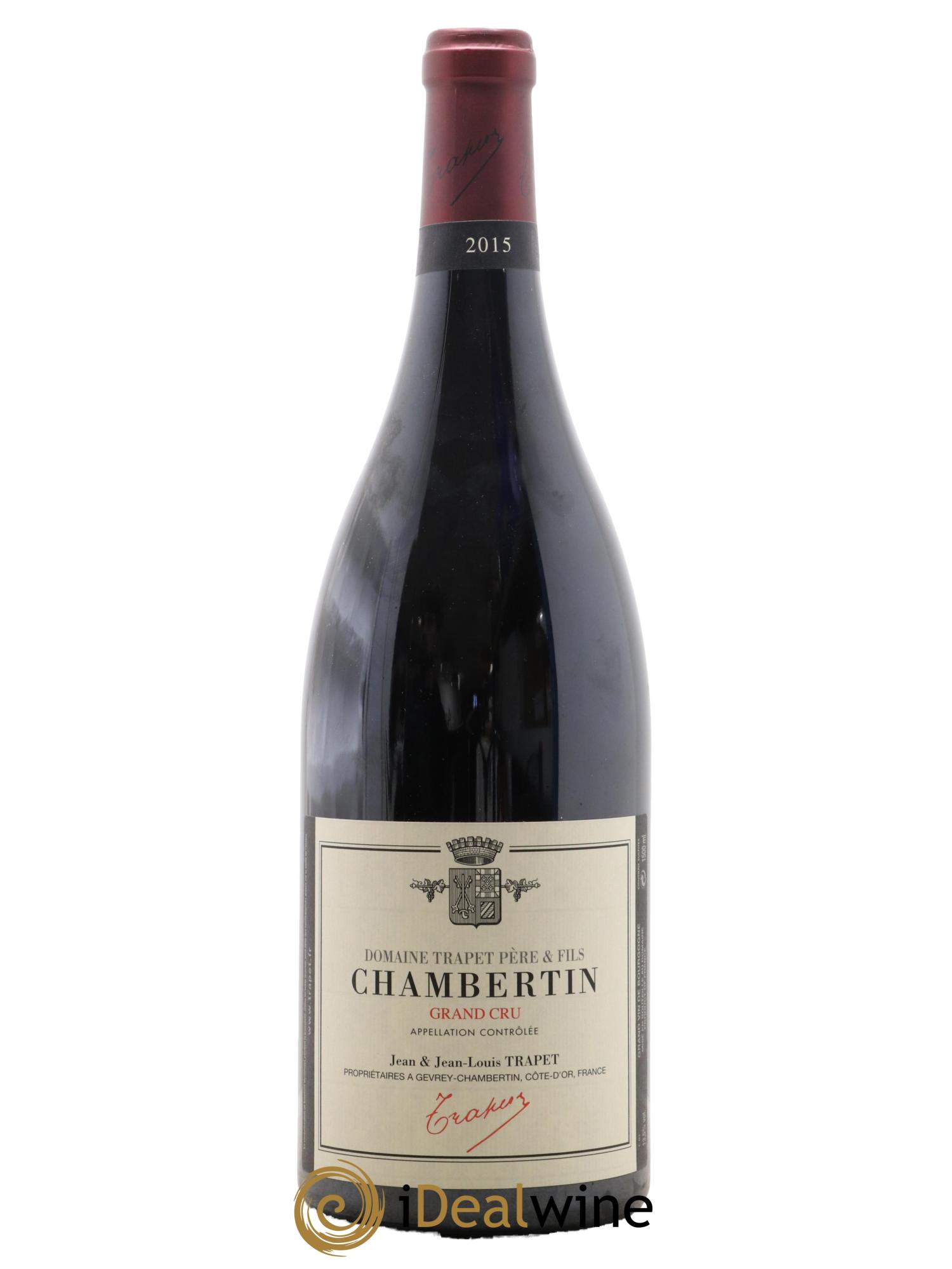 Chambertin Grand Cru Domaine Trapet  2015 - Lot de 1 magnum - 0