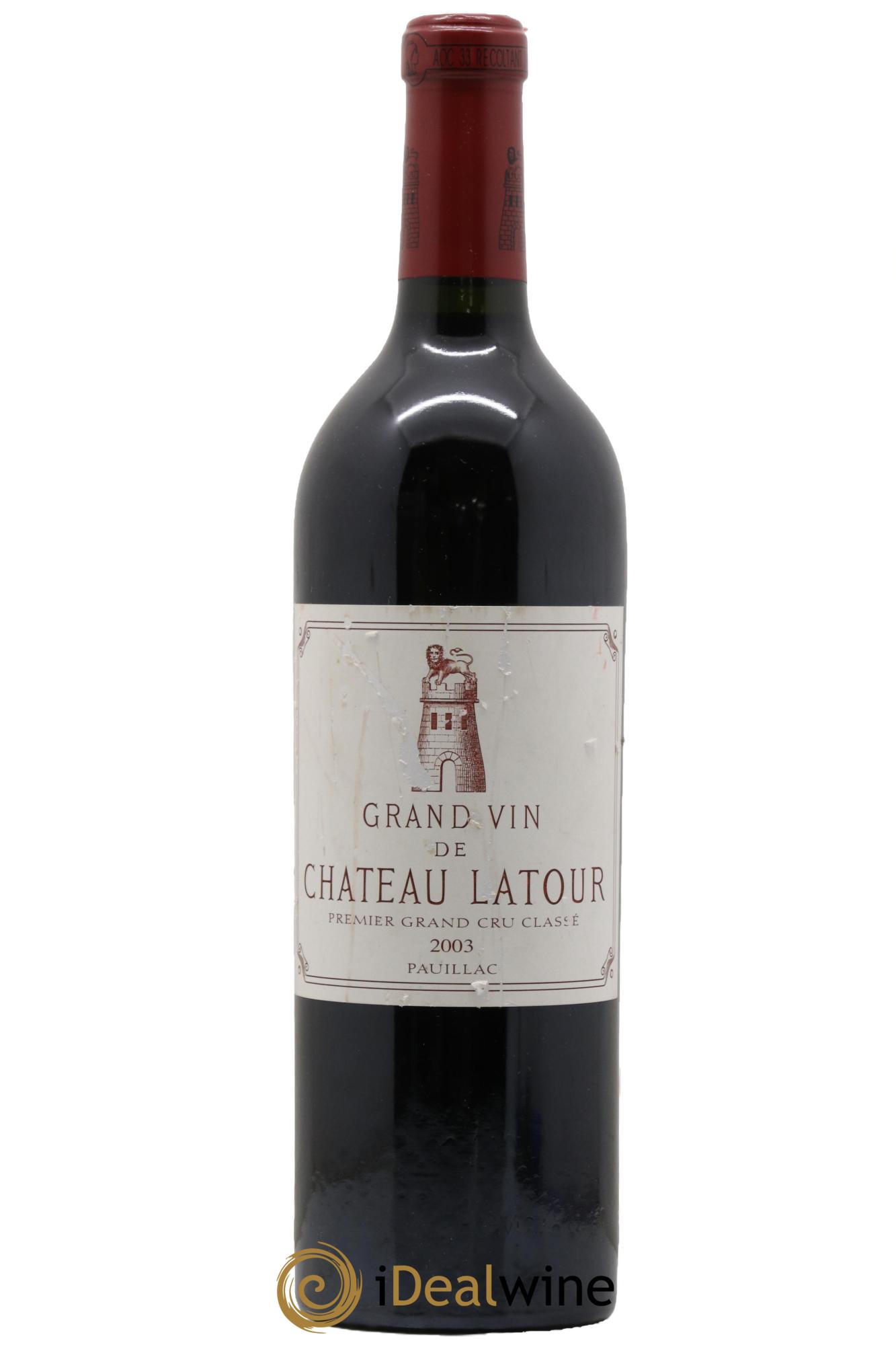 Château Latour 1er Grand Cru Classé 2003 - Lotto di 1 bottiglia - 0