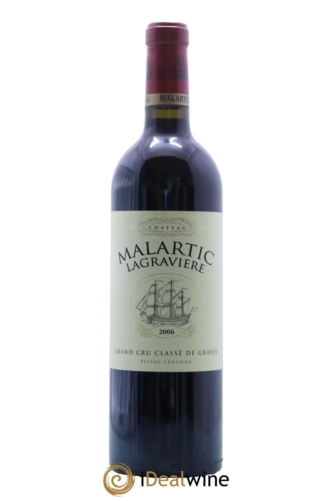 Château Malartic-Lagravière Cru Classé de Graves  2006 - Posten von 1 Flasche - 0