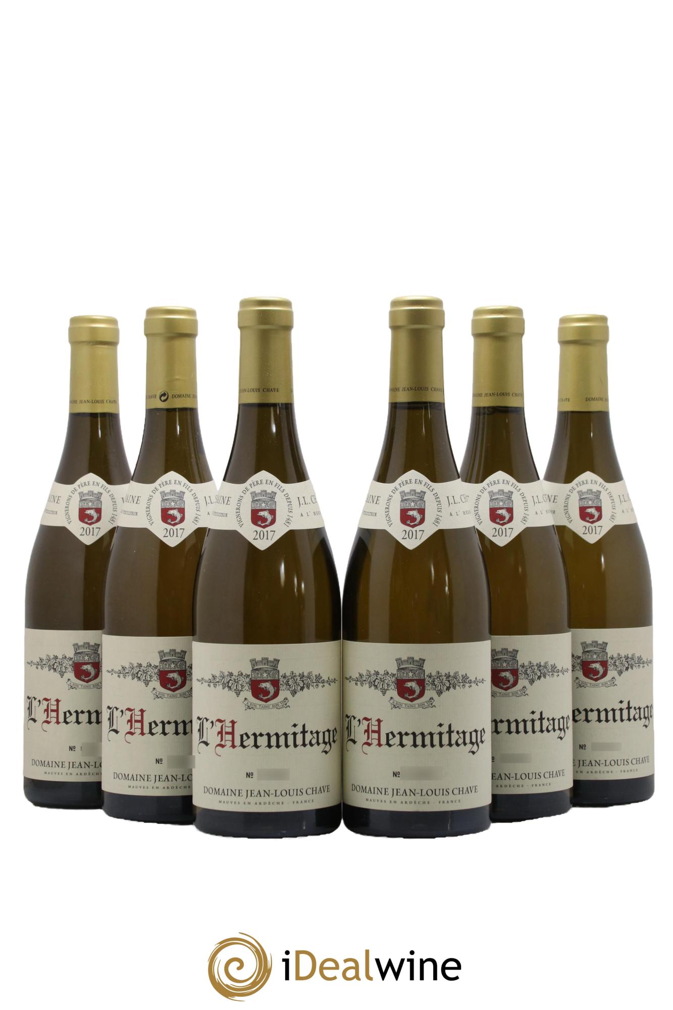 Hermitage Jean-Louis Chave 2017 - Lotto di 6 bottiglie - 0