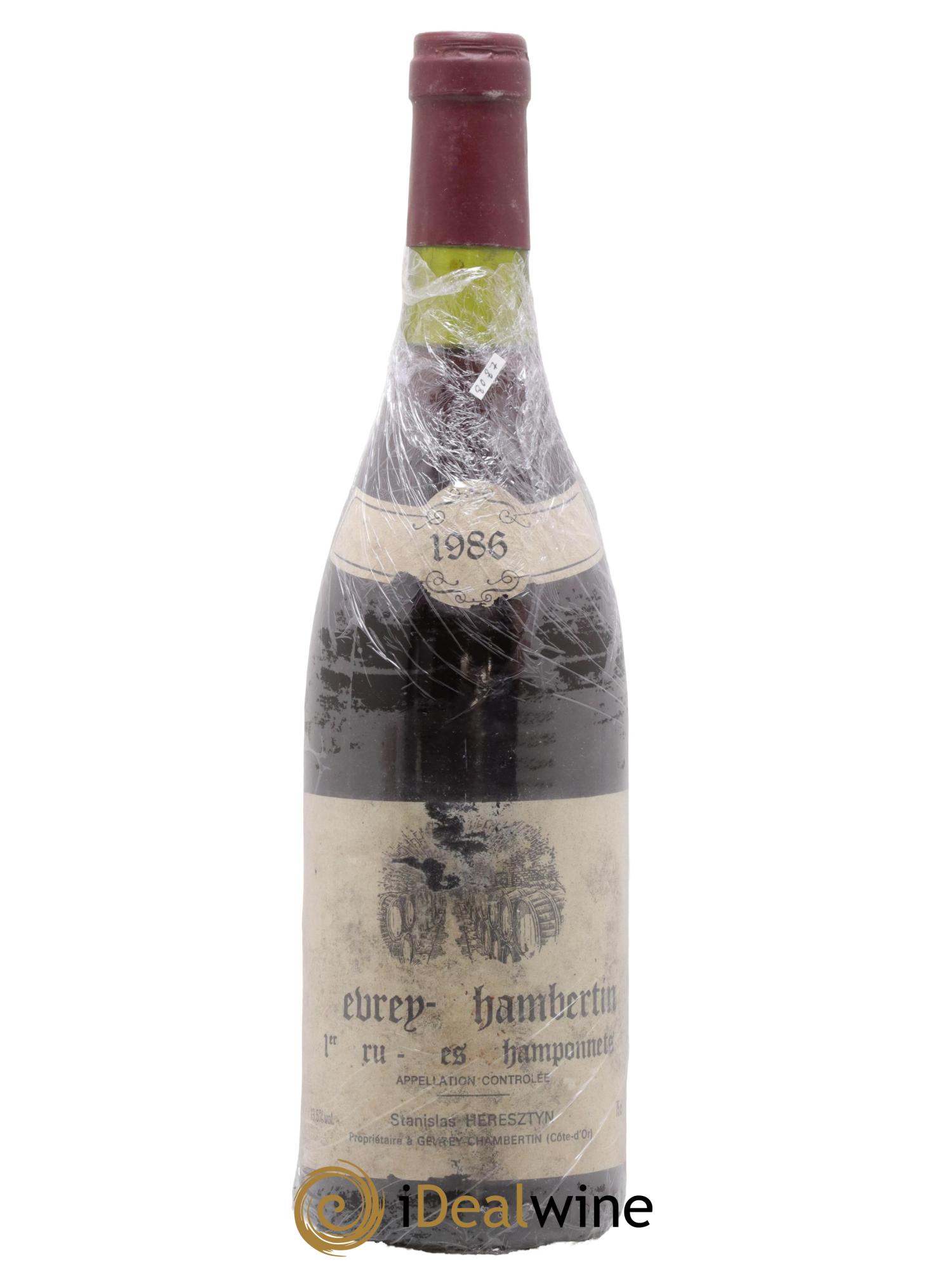 Gevrey-Chambertin 1er Cru Les Champonnets Heresztyn 1986 - Lotto di 1 bottiglia - 0