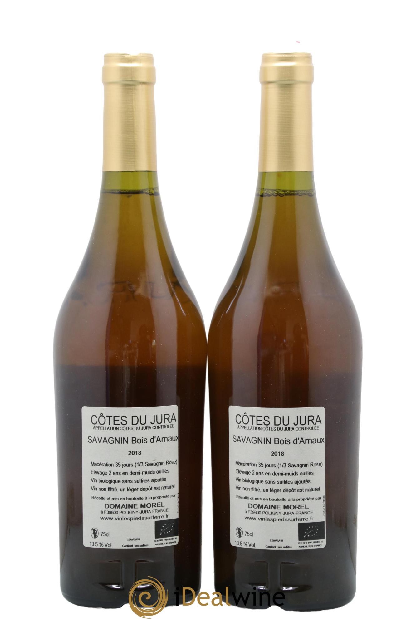 Côtes du Jura En Bois d'Arnaux Valentin Morel 2018 - Lot de 2 bouteilles - 1