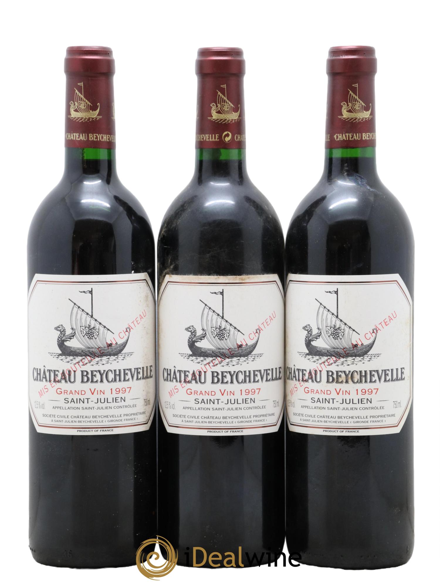 Château Beychevelle 4ème Grand Cru Classé  1997 - Lot de 6 bouteilles - 2