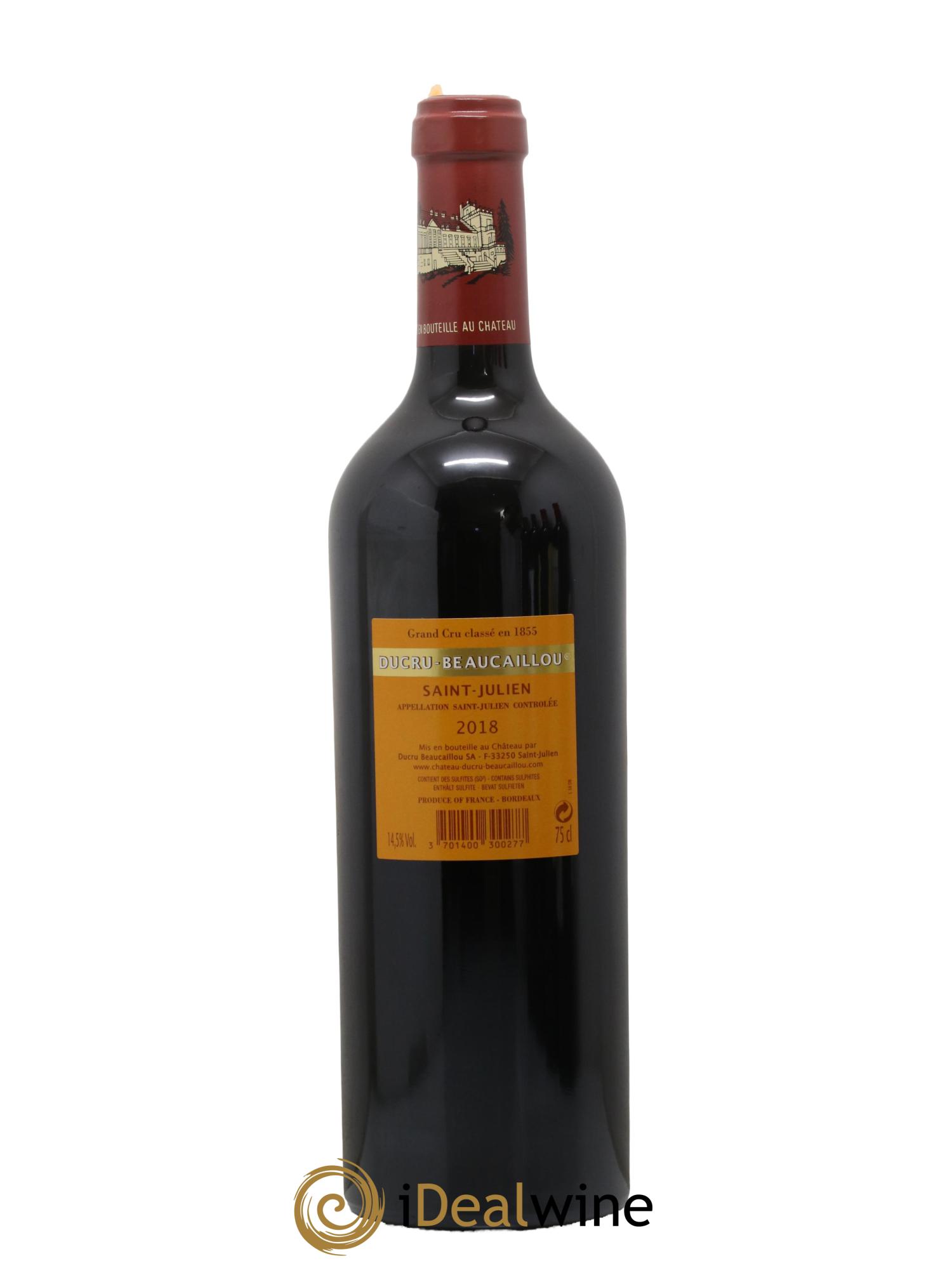 Château Ducru Beaucaillou 2ème Grand Cru Classé  2018 - Posten von 1 Flasche - 1