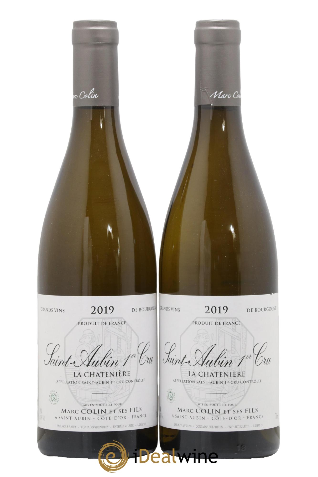 Saint-Aubin 1er Cru La Chatenière Marc Colin & Fils 2019 - Lot of 2 bottles - 0