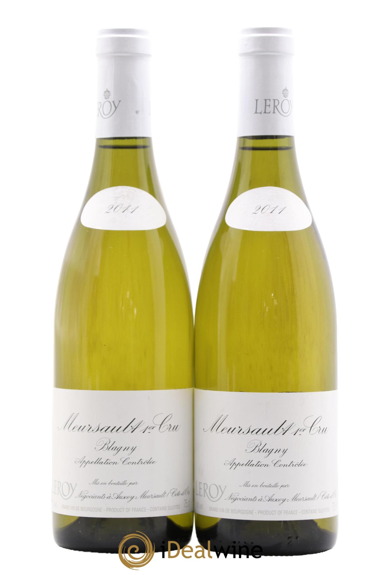 Meursault 1er Cru Blagny Leroy SA 2011 - Lot of 2 bottles - 0