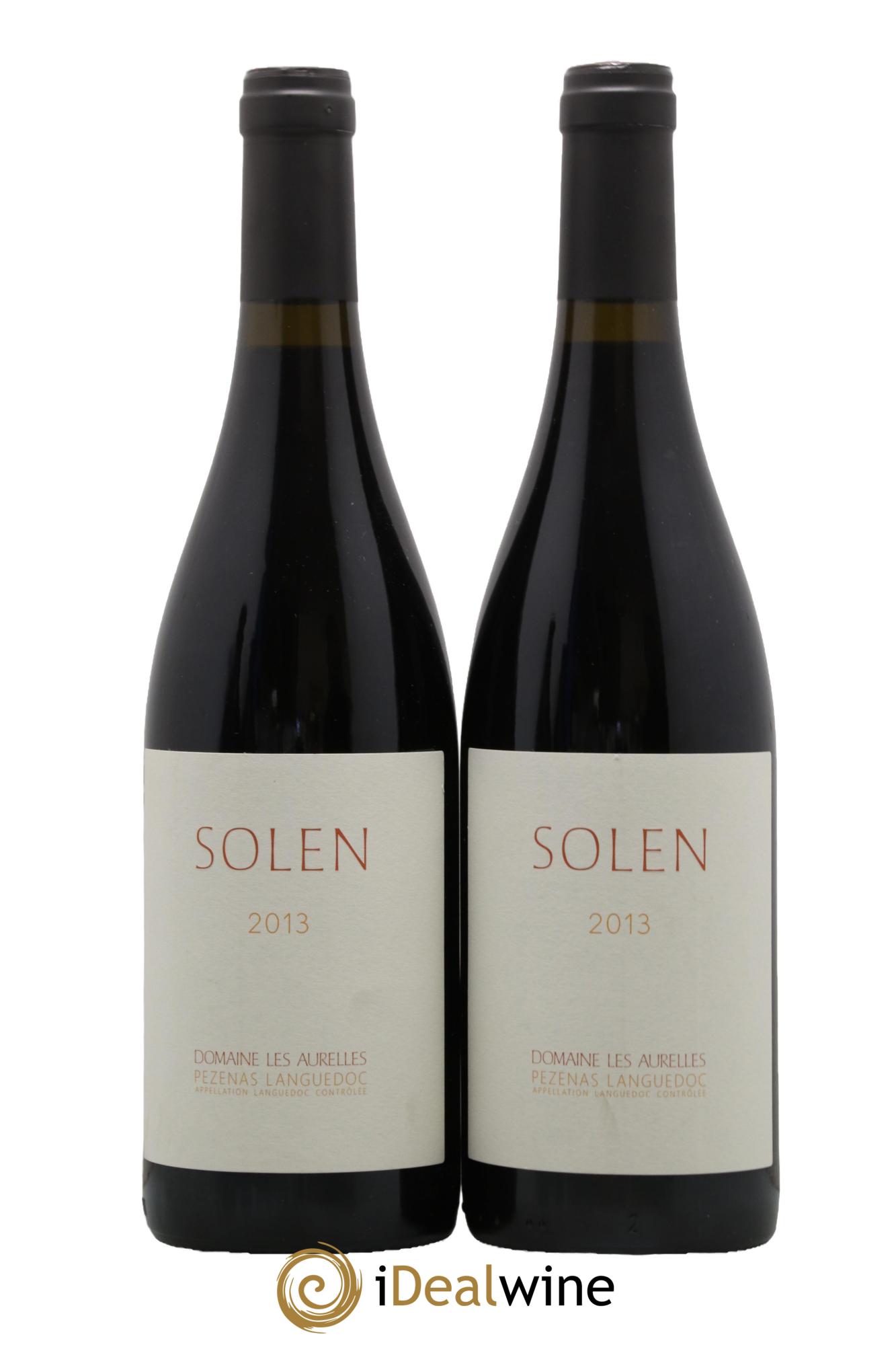 Pézenas Languedoc Solen Domaine les Aurelles 2013 - Posten von 2 Flaschen - 0